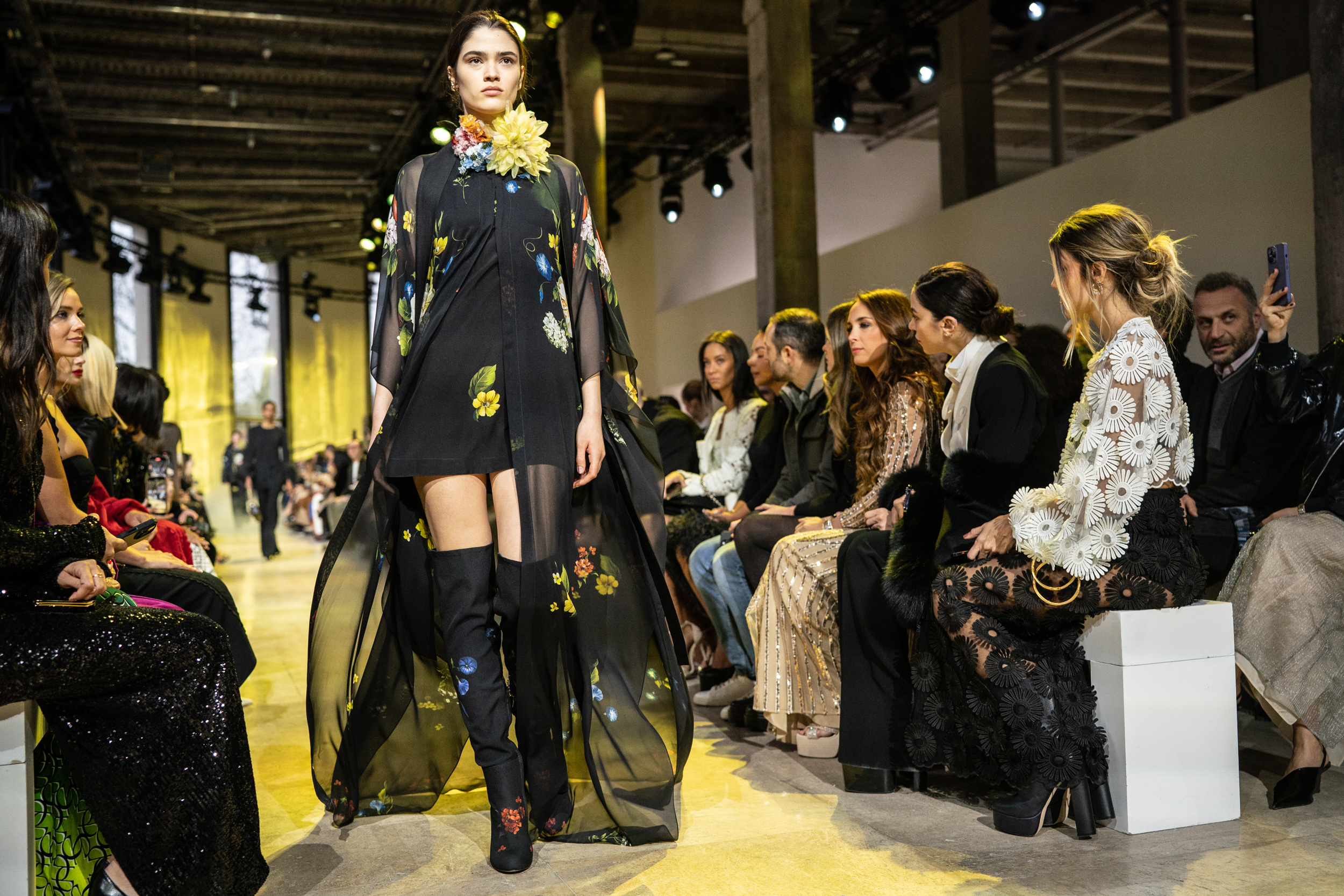 Elie Saab Fall 2023 Fashion Show Atmosphere