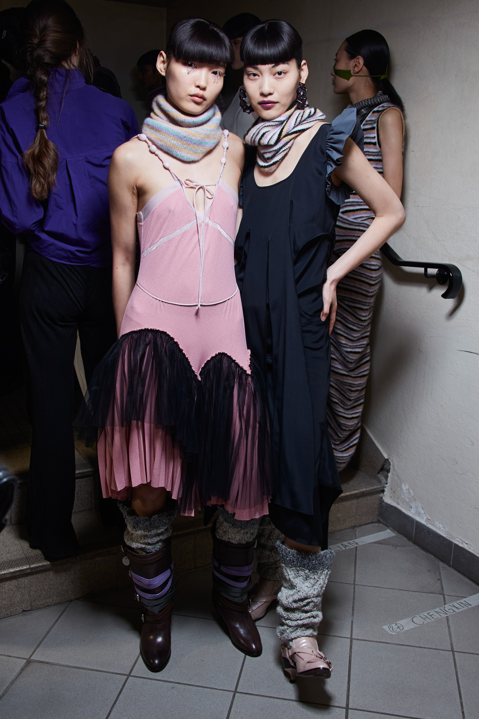 Kiko Kostadinov Fall 2023 Fashion Show Backstage