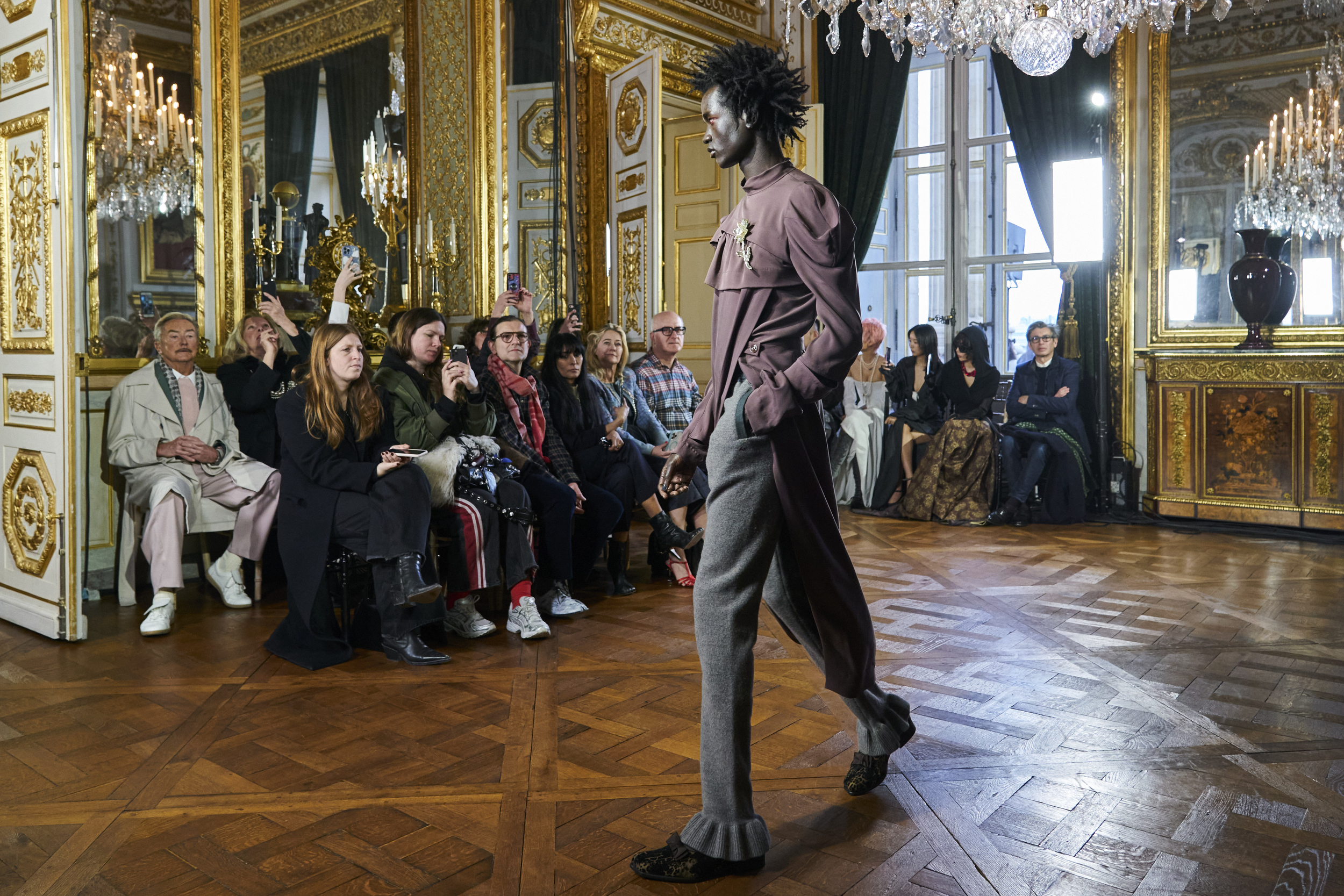 Andreas Kronthaler For Vivienne Westwood Fall 2023 Fashion Show Atmosphere