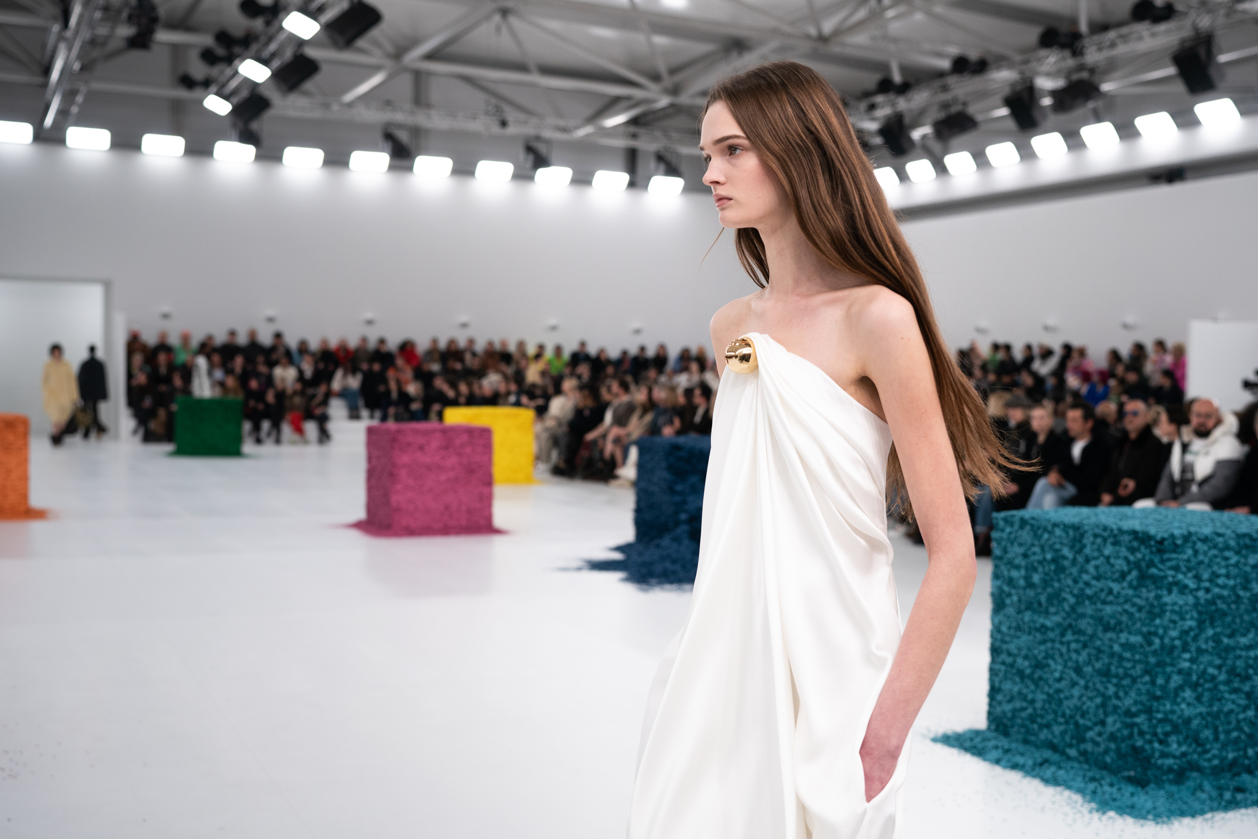 Loewe Fall 2023 Fashion Show Atmosphere