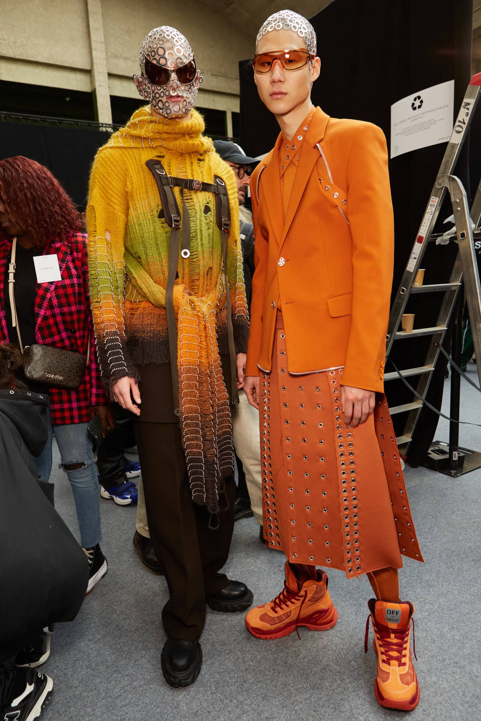 Off-white Fall 2023 Fashion Show Backstage