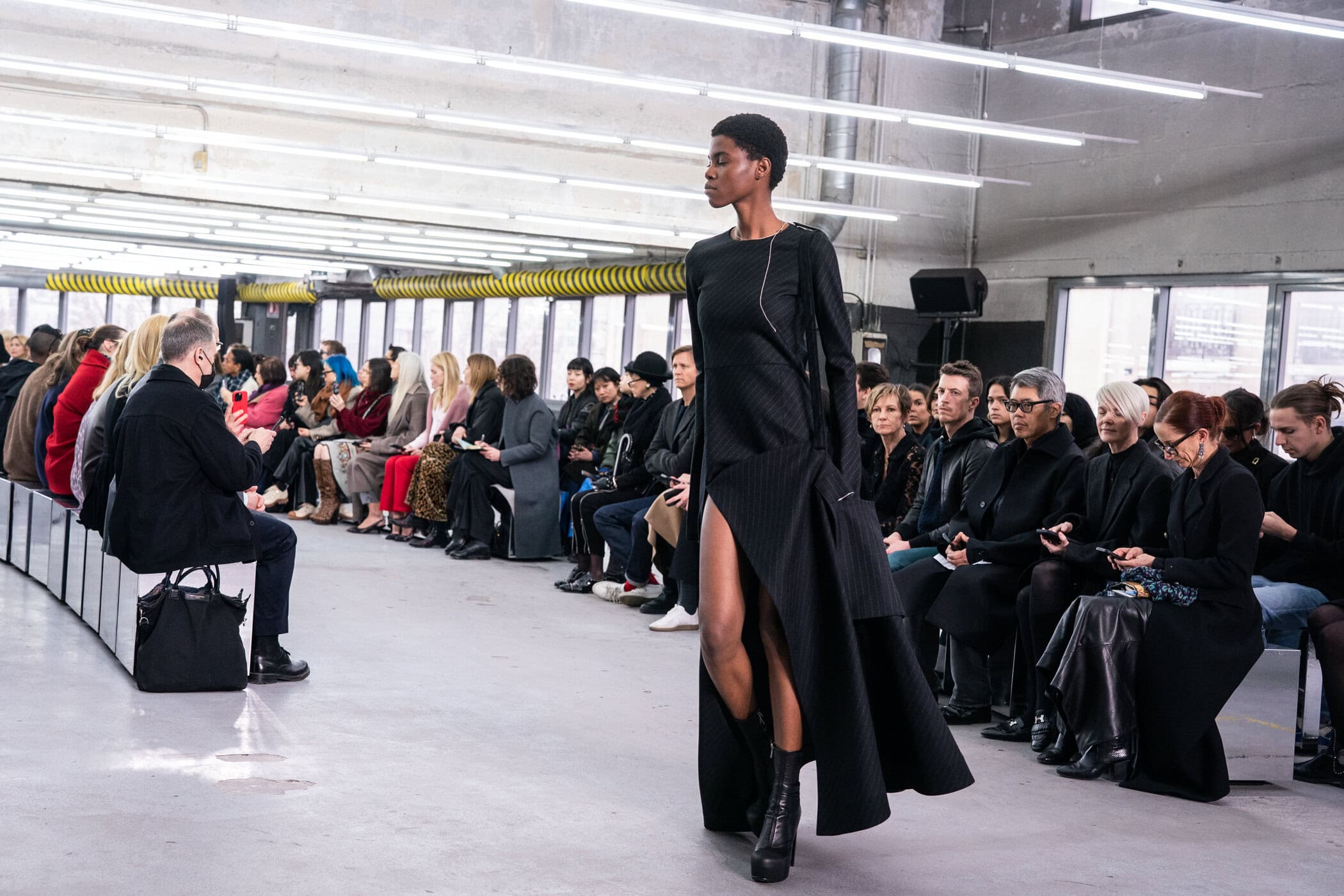Sacai Fall 2023 Fashion Show Atmosphere