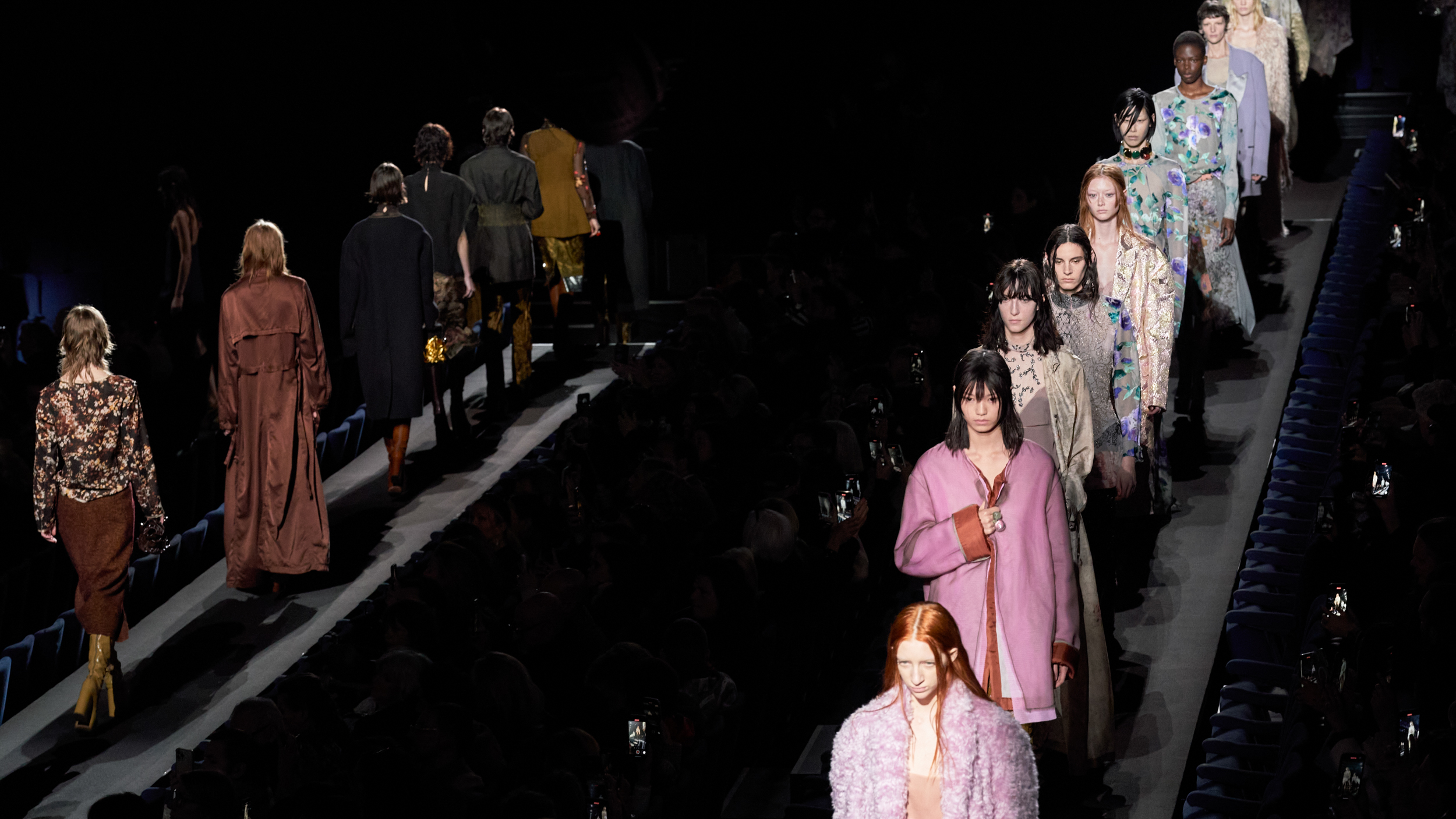 Dries Van Noten Fall 2023 Fashion Show Atmosphere