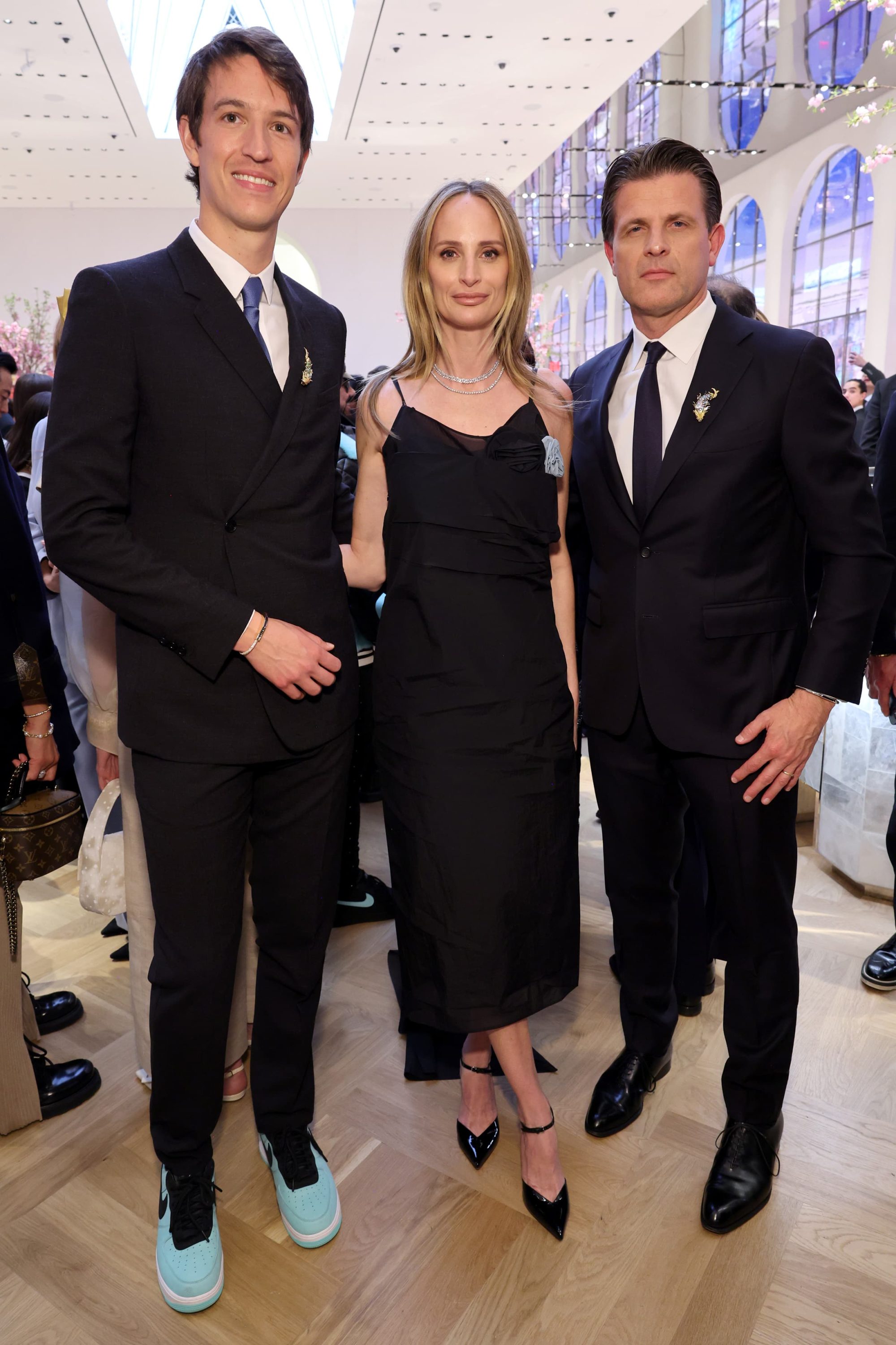 Alexandre Arnault, Geraldine Arnault, Anthony Ledru at Tiffany