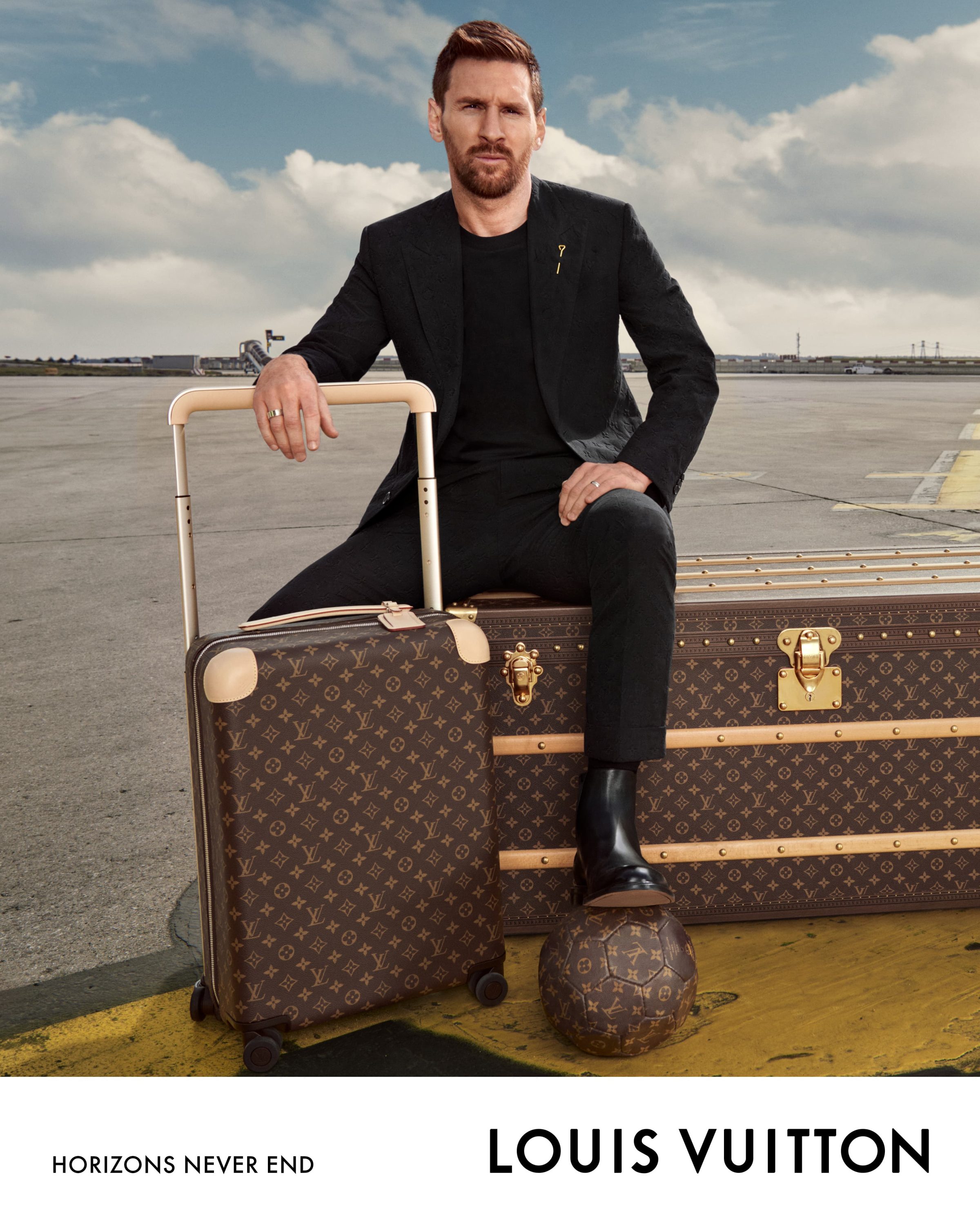 Lionel Messi Kicks Off Louis Vuitton's New Horizons Never End Campaign