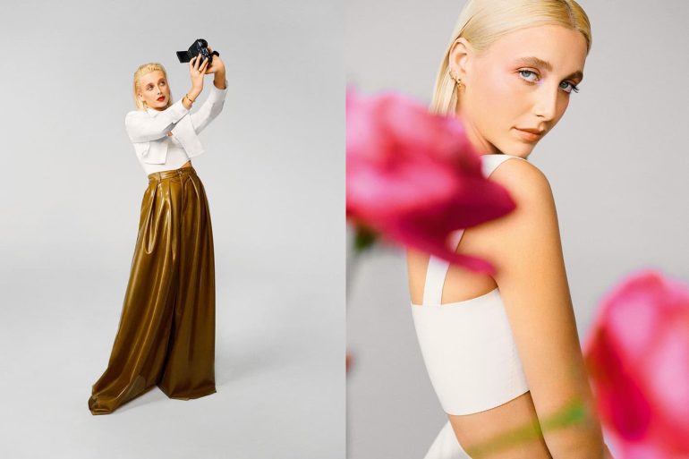 Lancome X Emma Chamberlain 2023 ad campaign photos