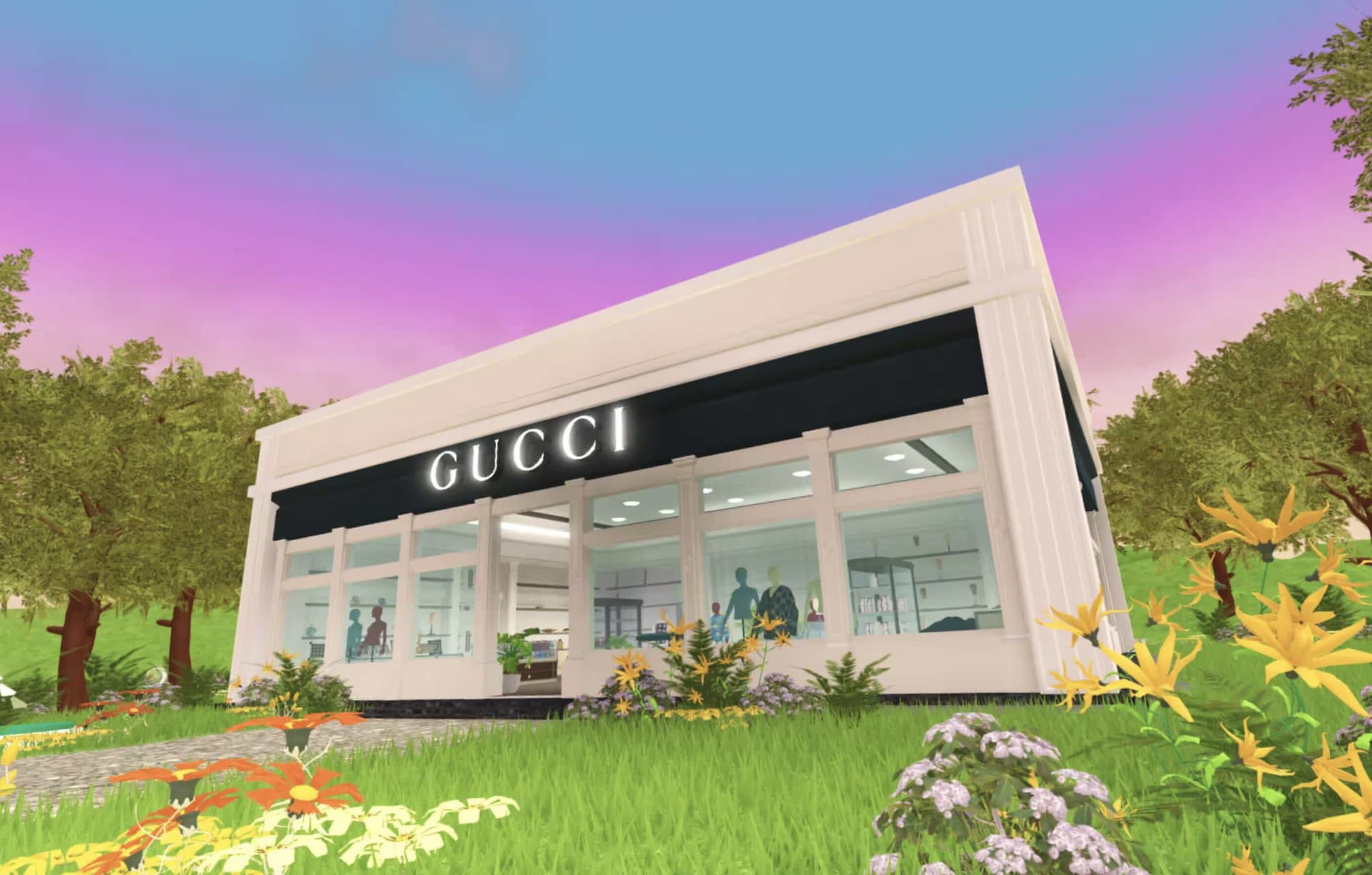 Metaverse Fashion Week insights article image of Gucci Town