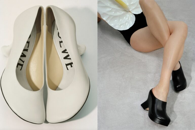Loewe spring footwear ad campaign