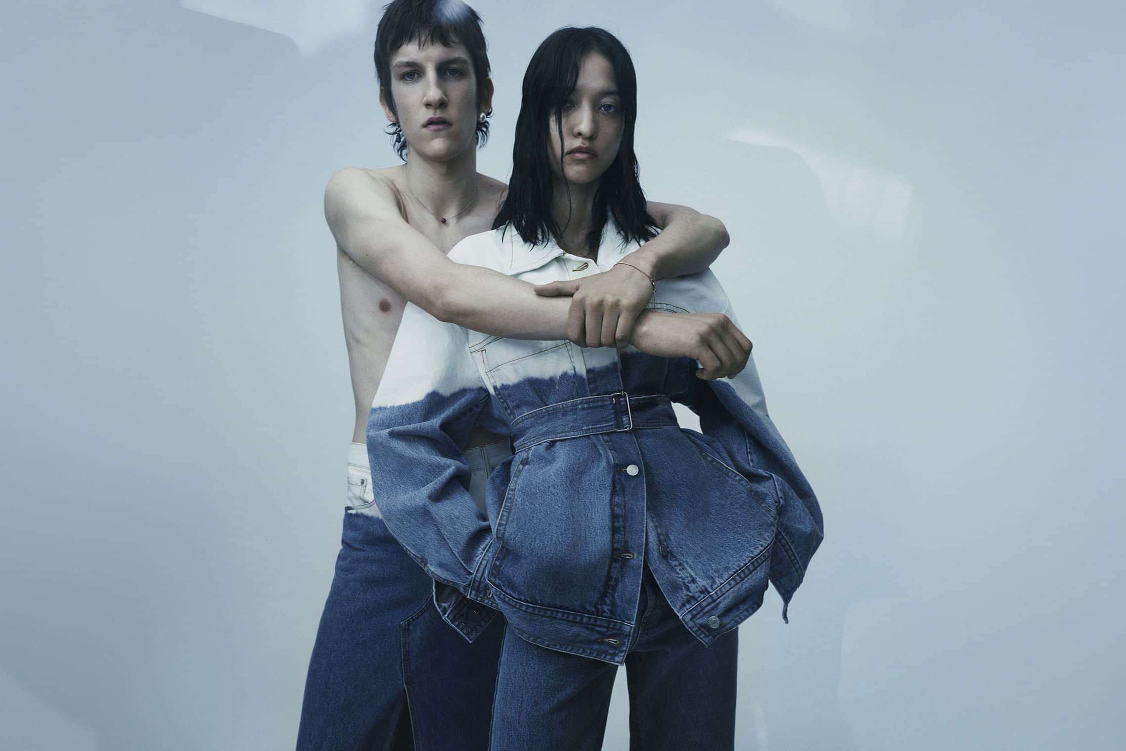 Dries Van Noten Denim Spring 2023 ad campaign photo