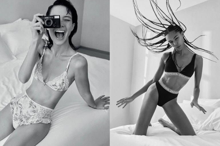 Emporio Armani Spring 2023 Underwear Ad Campaign photos