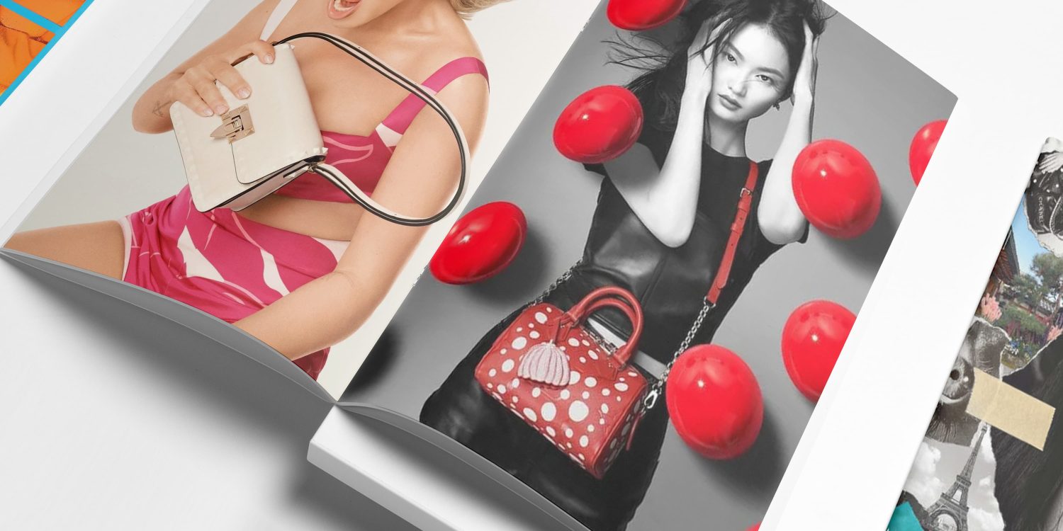 Best accessories spring 2023 ad campaign post header with images from Valentino, Louis Vuitton, Chanel and Prada