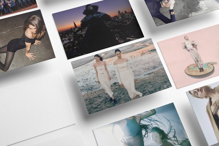 Top 10 Women's Spring 2023 ad campaign header image with fashion ad photos from Alaia, Altuzarra, Alexander McQueen and more