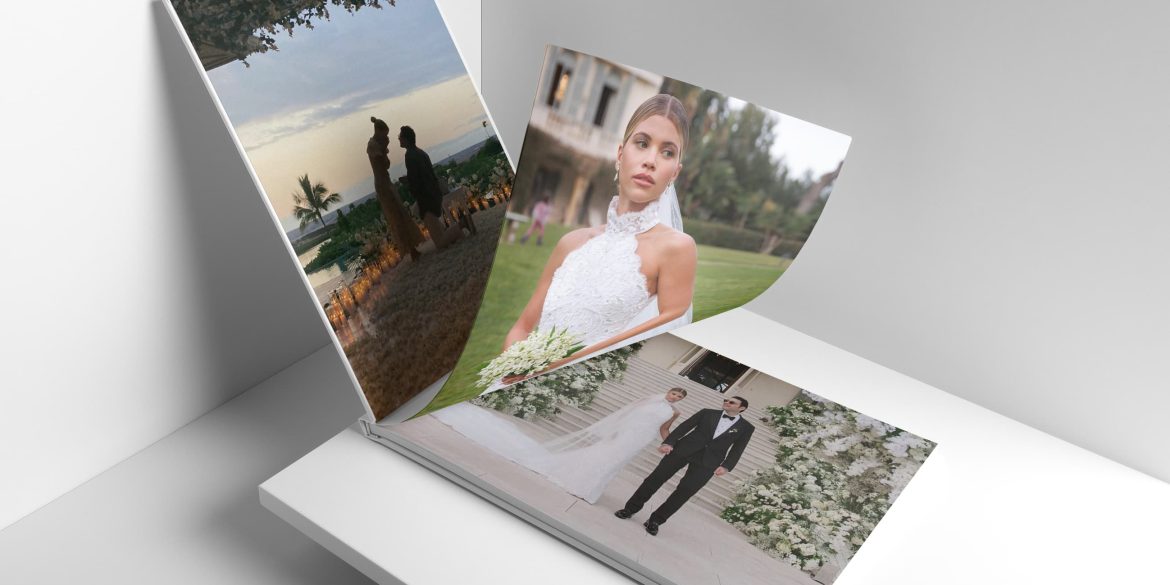 why celebrity weddings are the next marketing moment insight article header with photos of Sophia Richie-grainge wedding