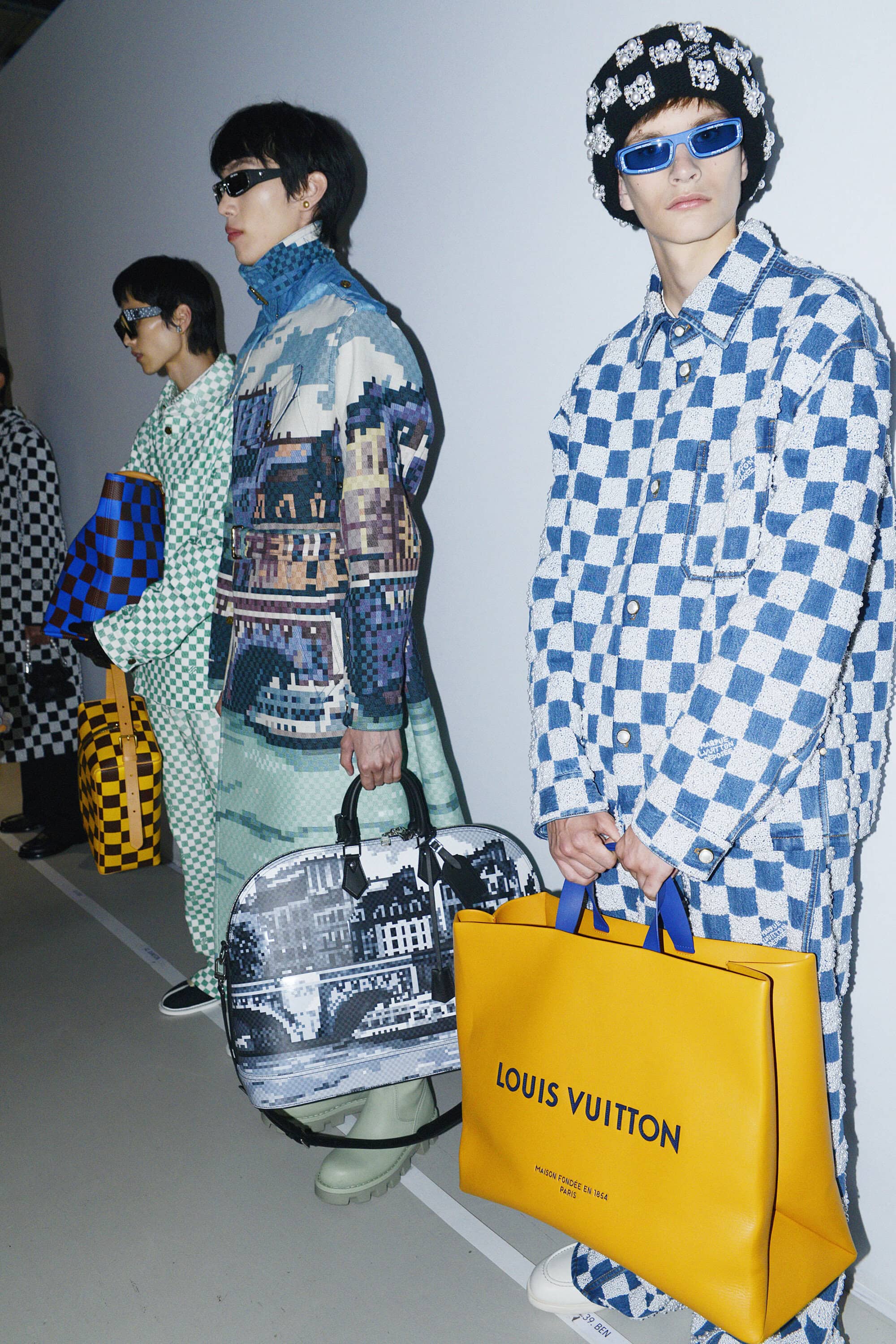 Louis Vuitton Spring 2024 Men's Fashion Show Backstage