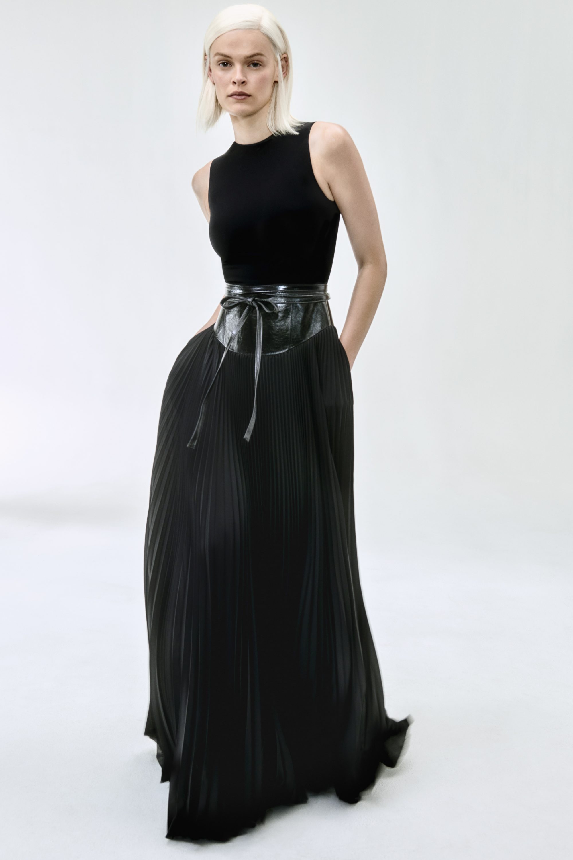 Brandon Maxwell Ruched Off The Shoulder Gown In Black 0 NWOT