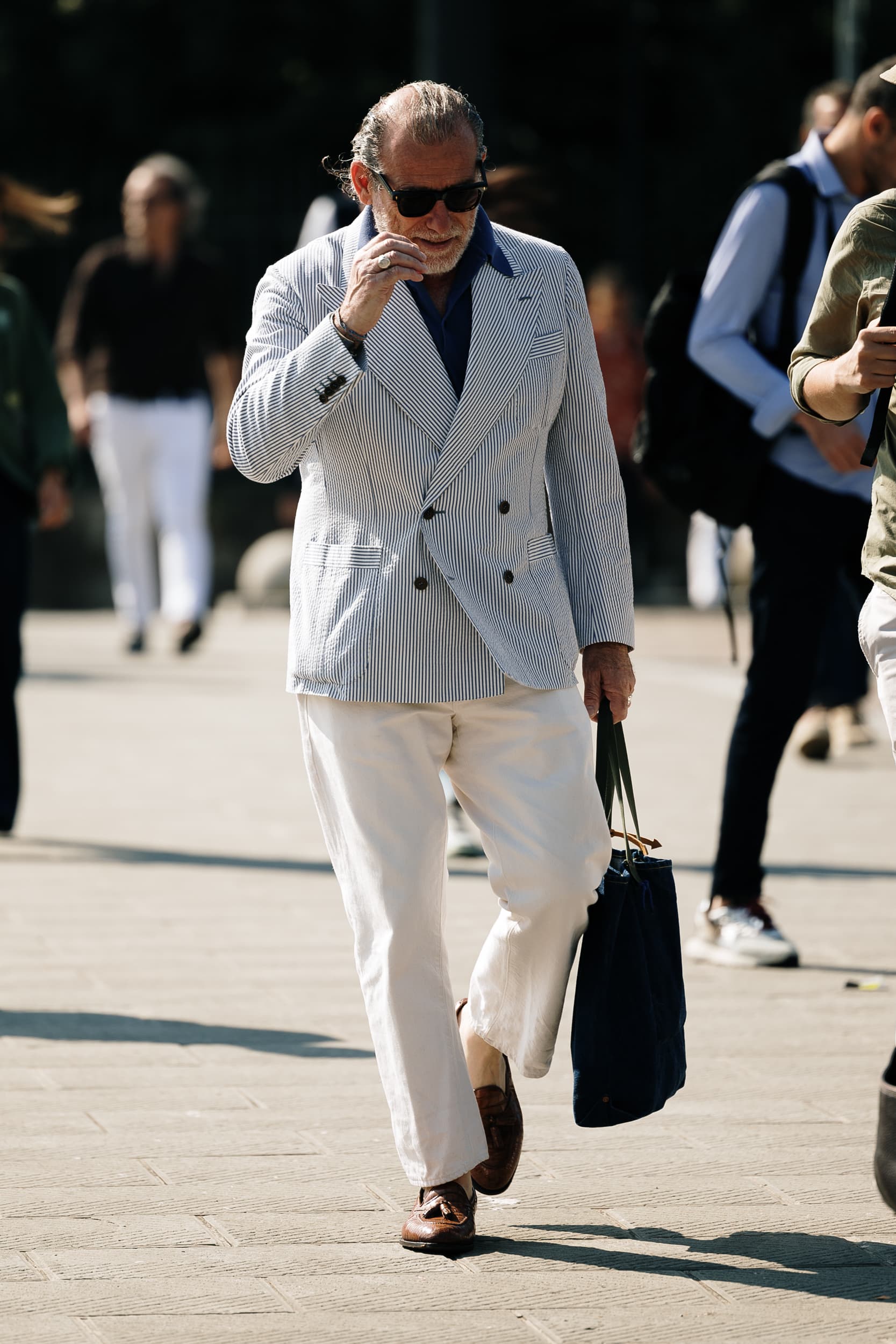 Pitti Uomo Men's Fashion Week Spring 2024 Street Style | The Impression