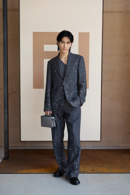 Shuzo Ohira Fendi Spring Men's 2024 Fashion Show Celebrities