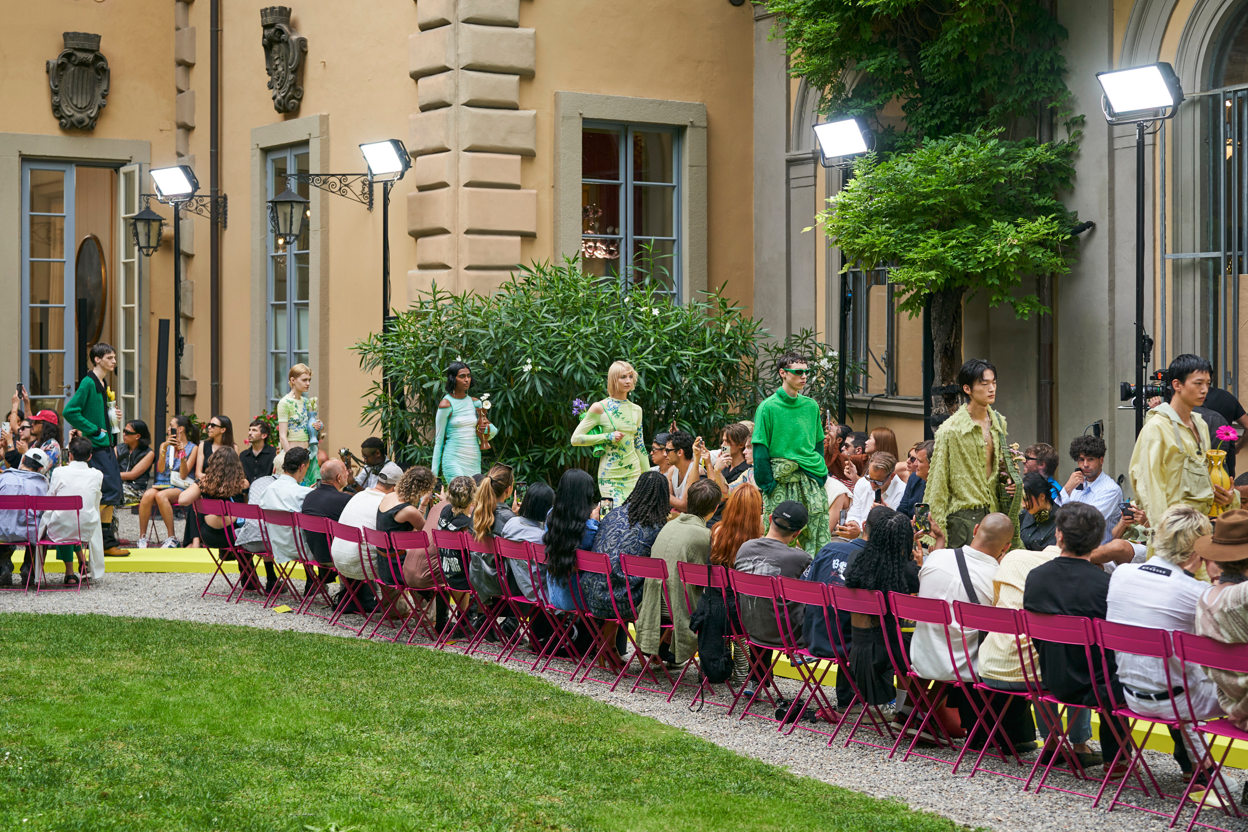 Andersson Bell Spring 2024 Men’s Fashion Show Atmosphere