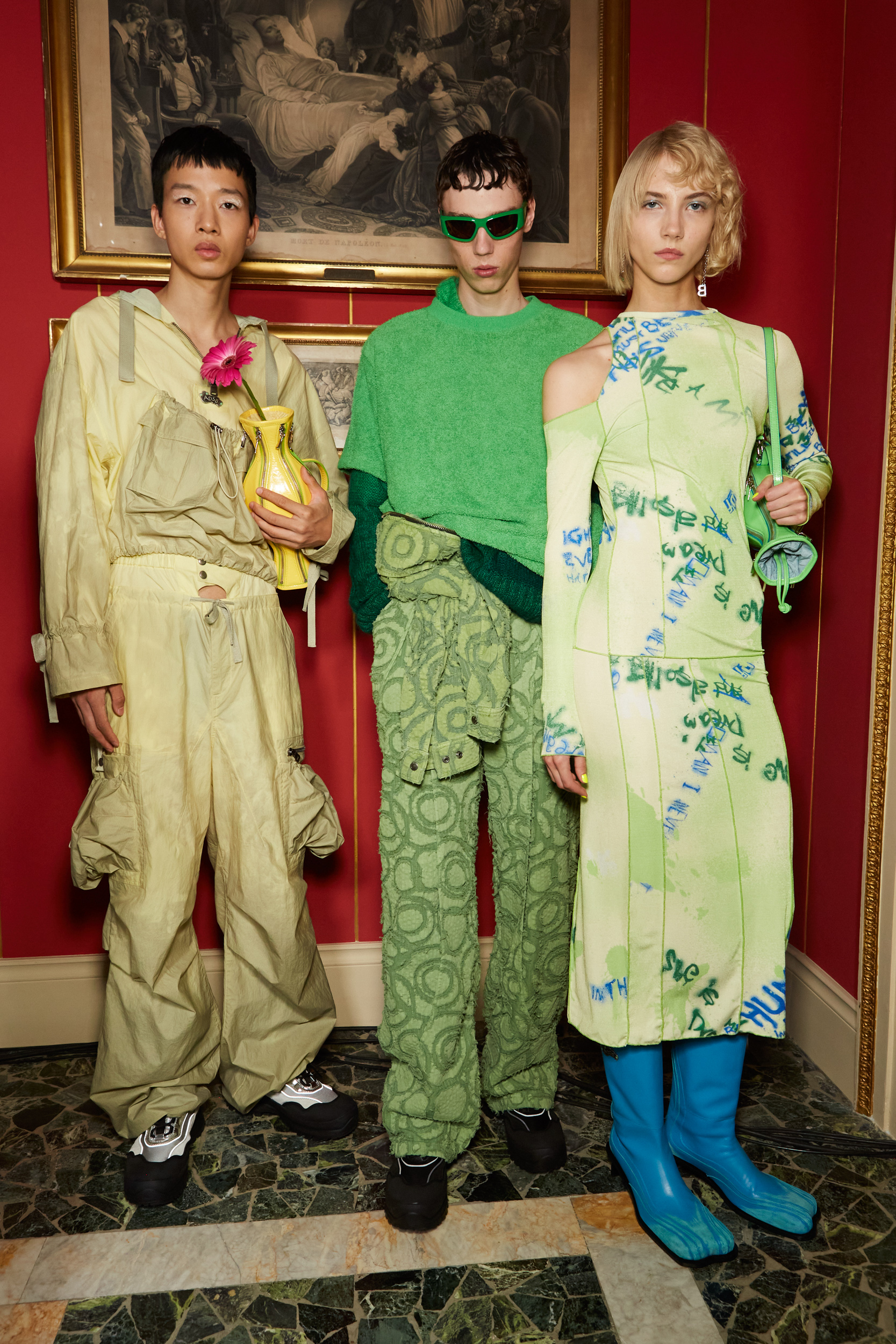 Andersson Bell Spring 2024 Men’s Fashion Show Backstage