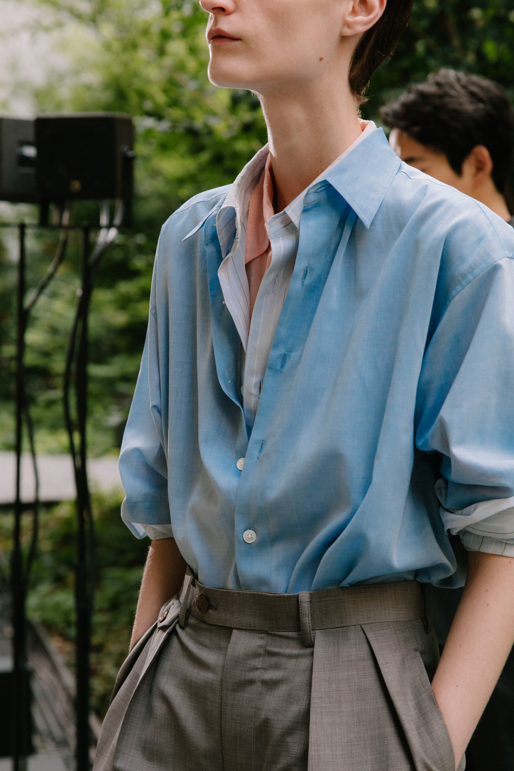 Auralee Spring 2024 Men’s Fashion Show Backstage