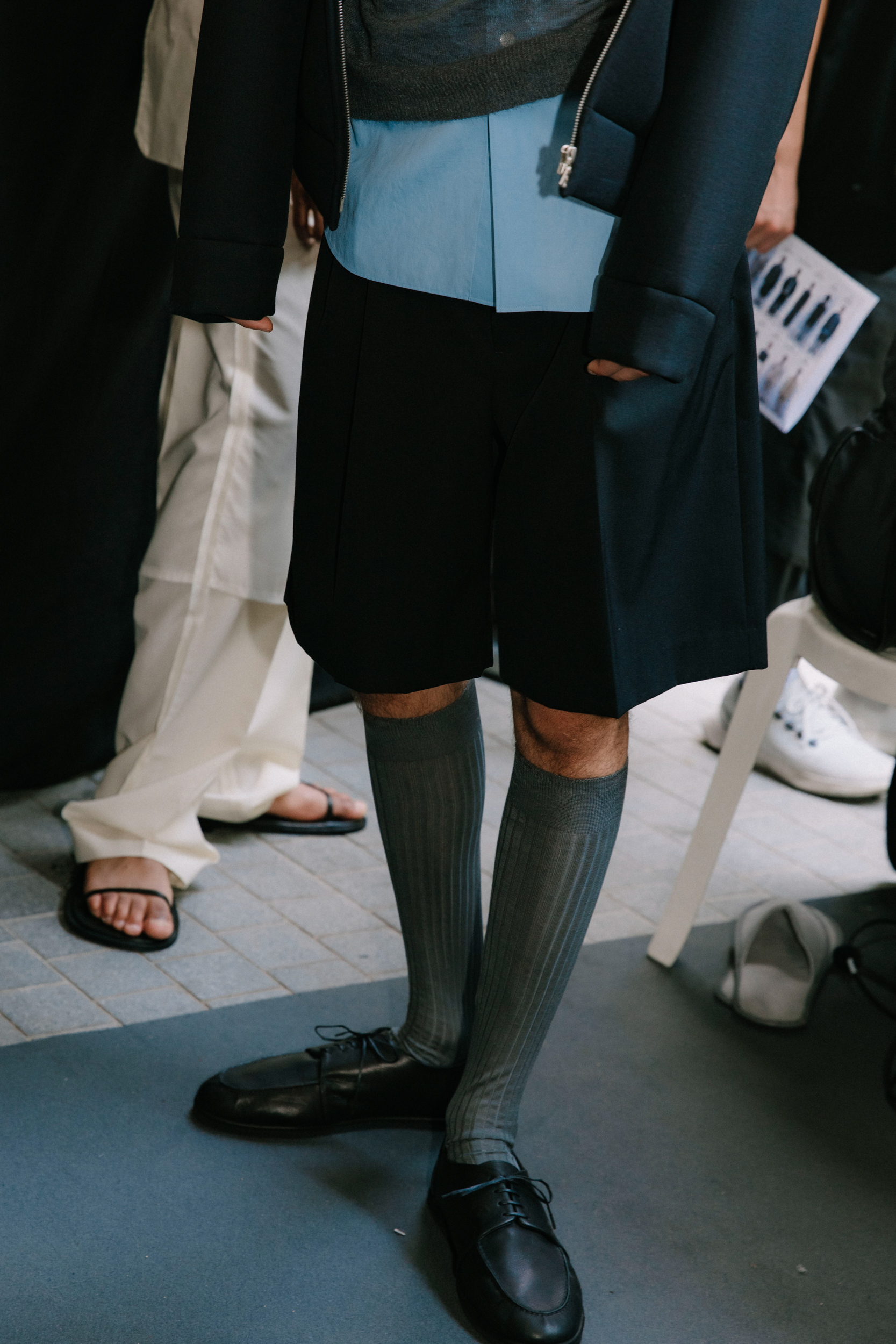 Auralee Spring 2024 Men’s Fashion Show Backstage