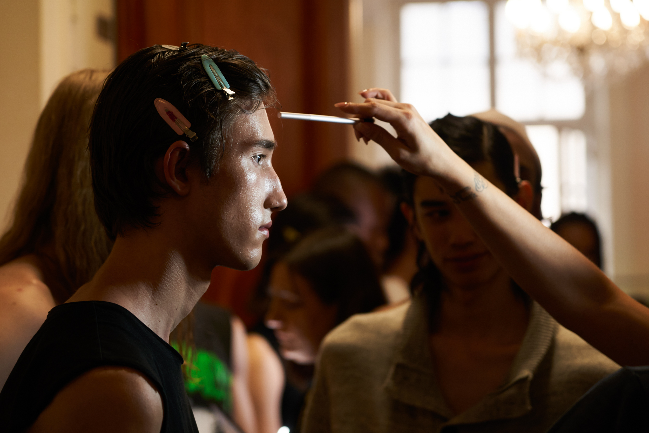 Denzilpatrick Spring 2024 Men’s Fashion Show Backstage