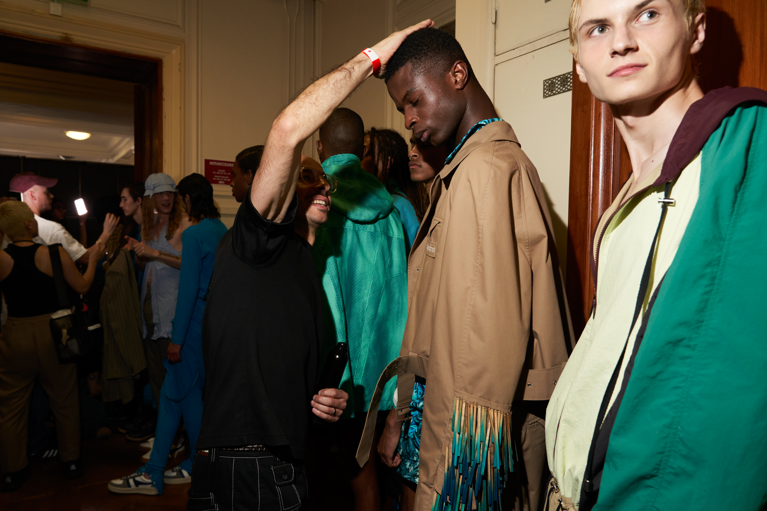 Denzilpatrick Spring 2024 Men’s Fashion Show Backstage