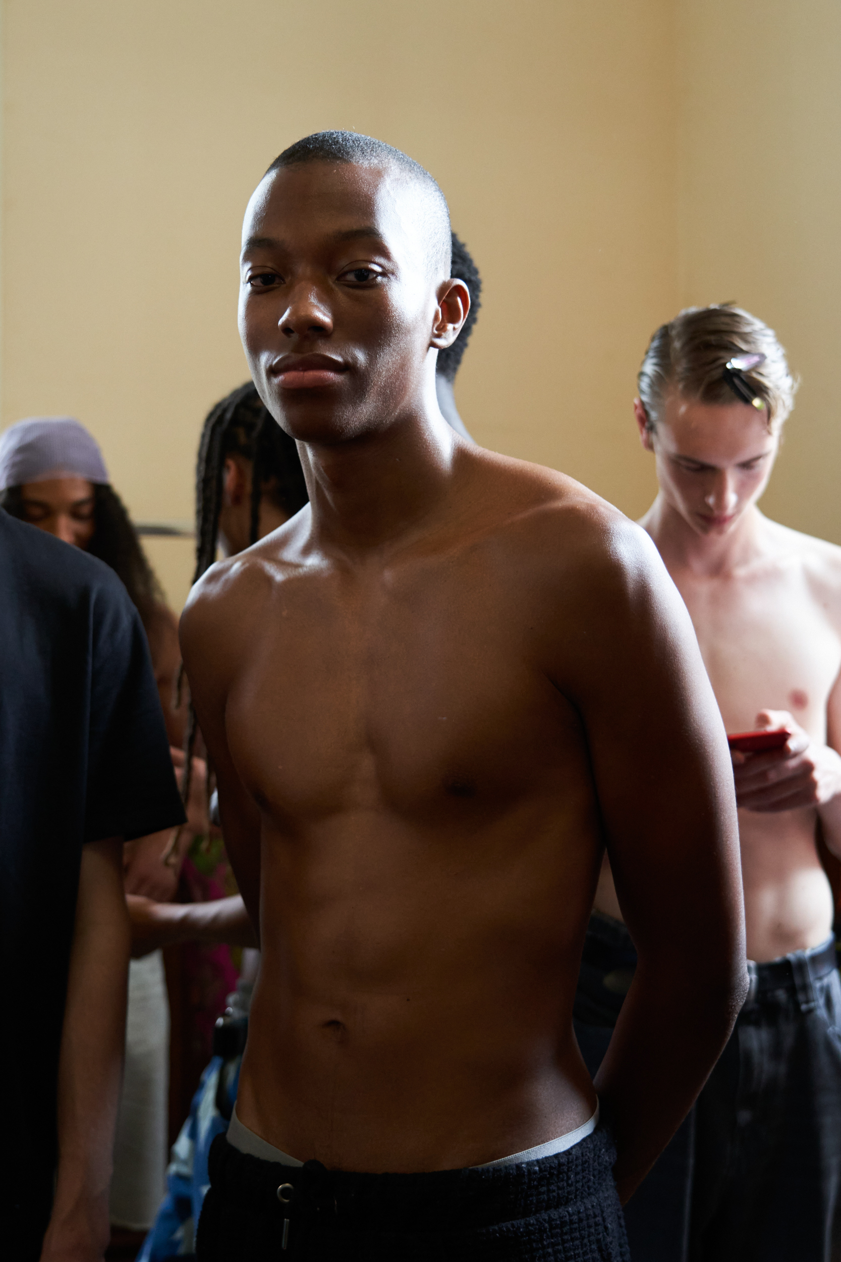 Denzilpatrick Spring 2024 Men’s Fashion Show Backstage