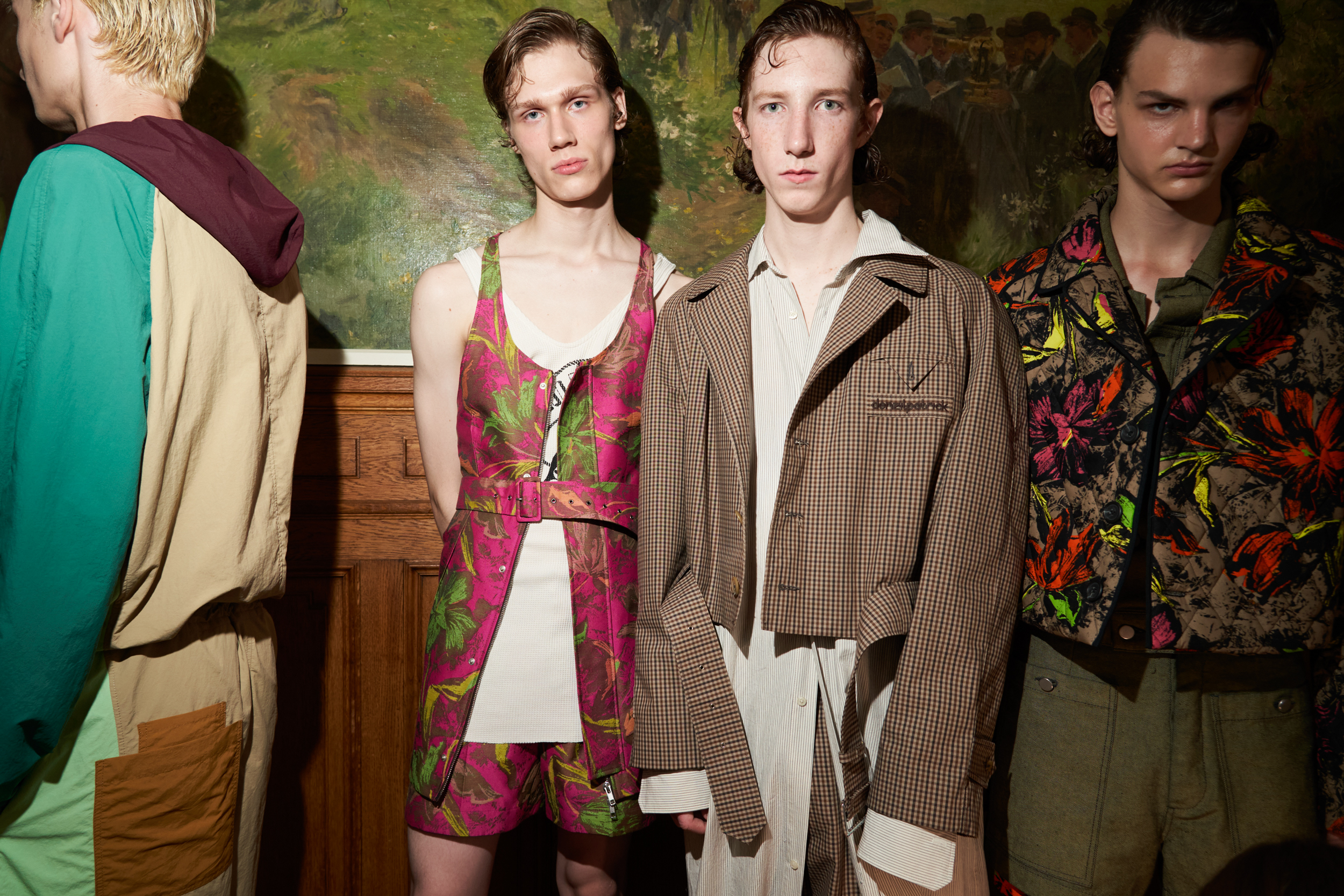 Denzilpatrick Spring 2024 Men’s Fashion Show Backstage