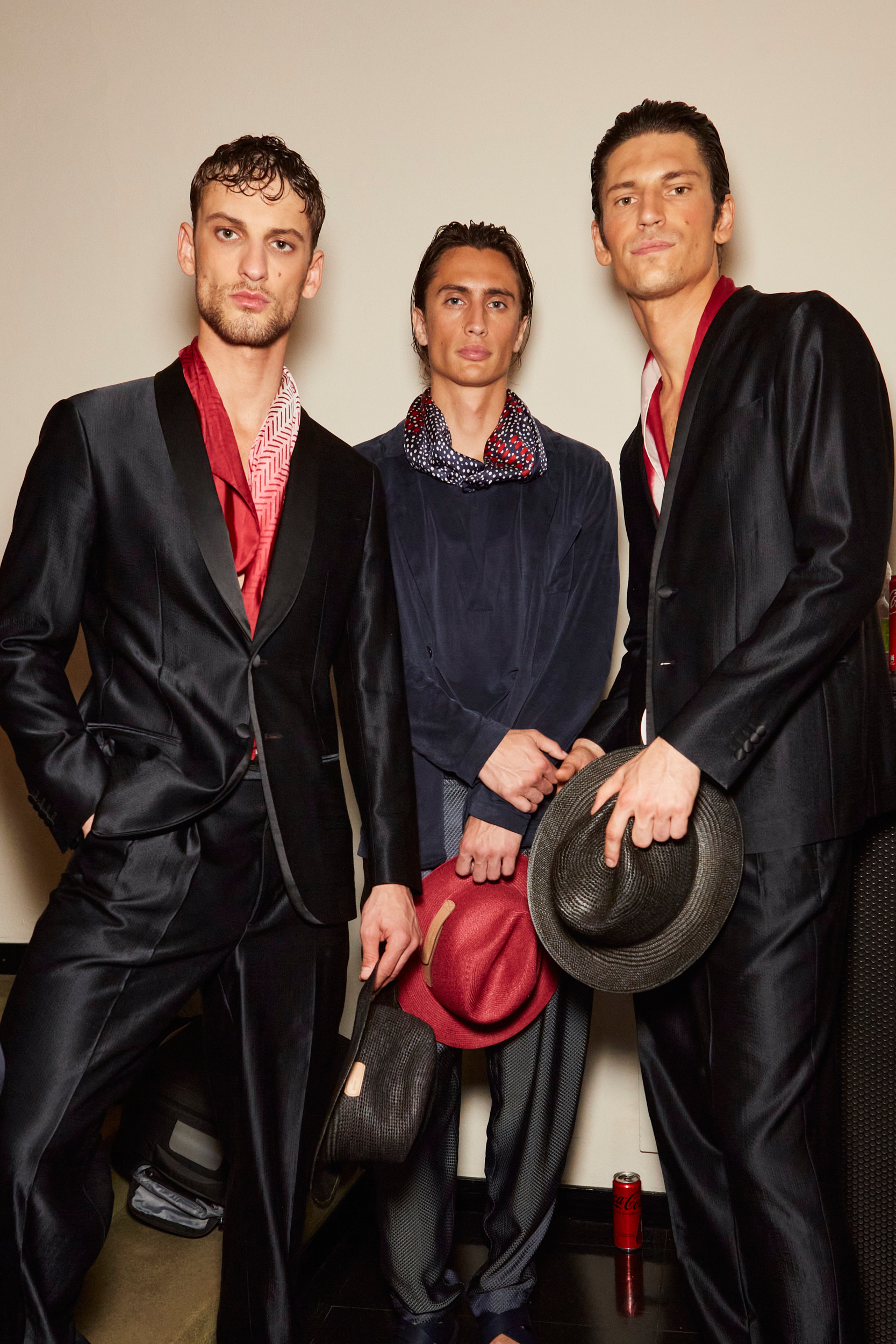 Giorgio Armani Spring 2024 Men’s Fashion Show Backstage