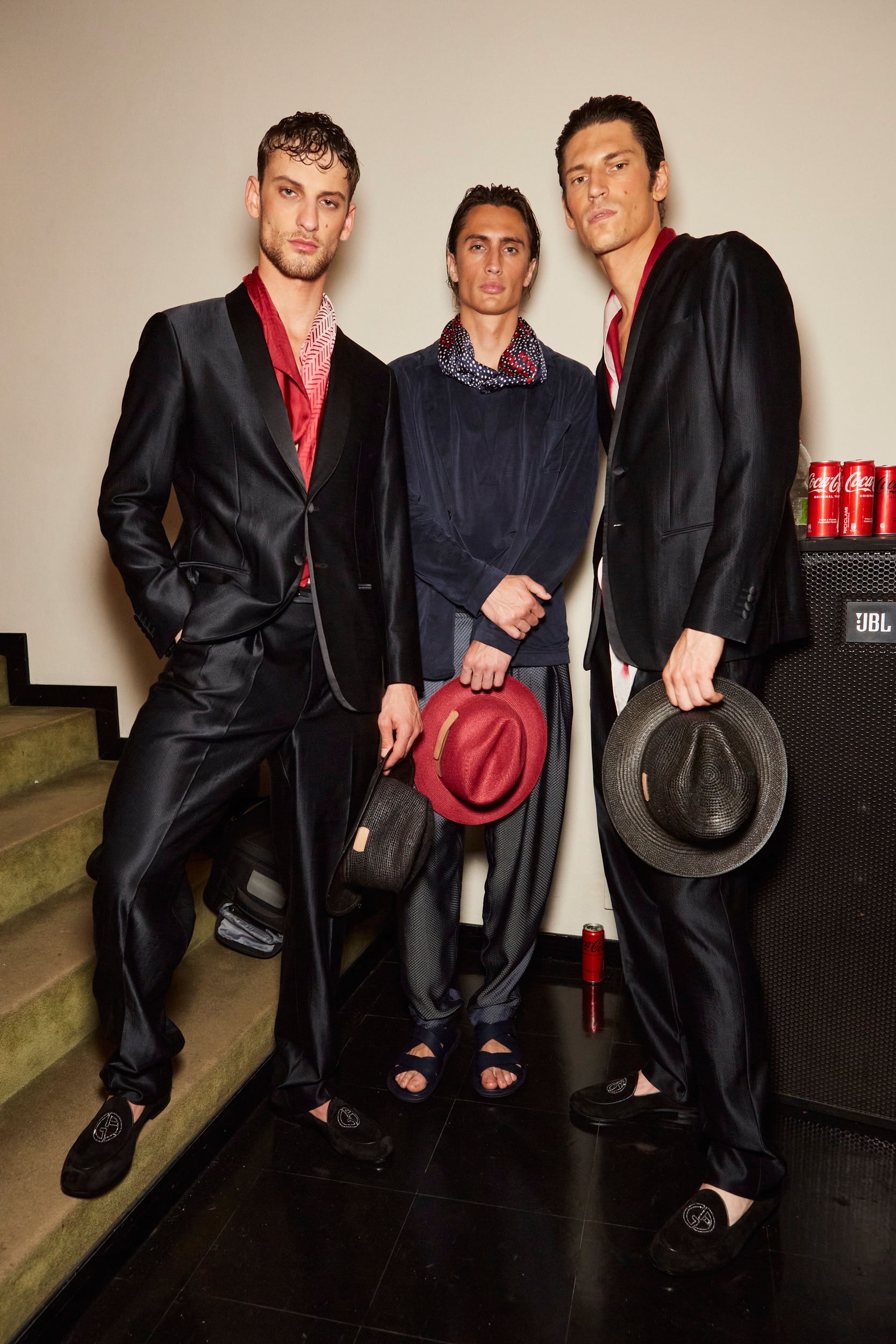 Giorgio Armani Spring 2024 Men’s Fashion Show Backstage | The Impression