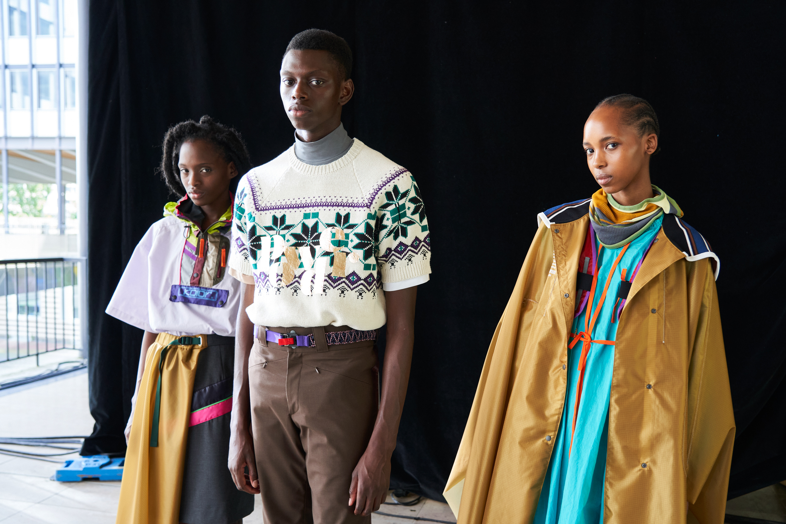 Kolor Spring 2024 Men’s Fashion Show Backstage