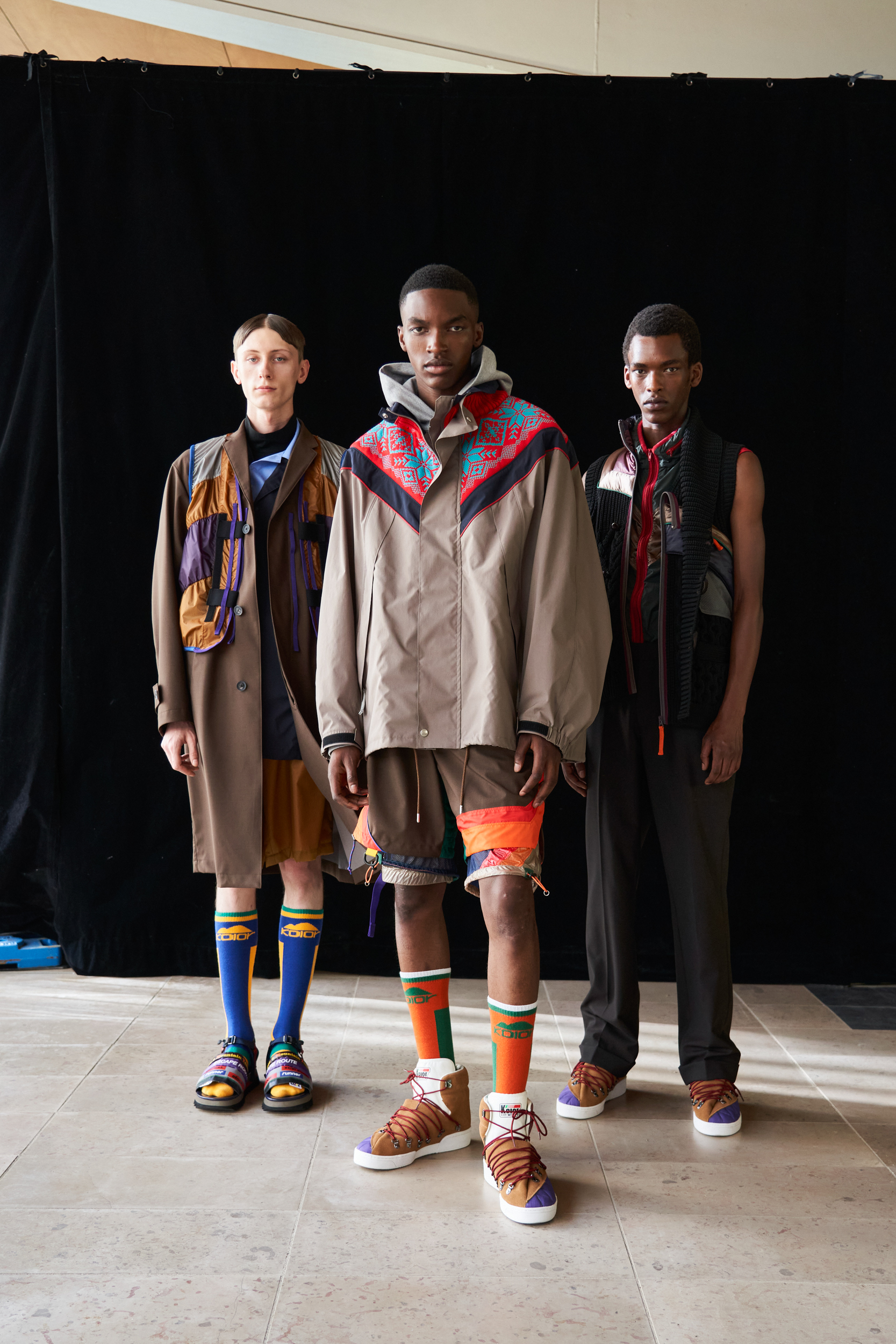 Kolor Spring 2024 Men’s Fashion Show Backstage