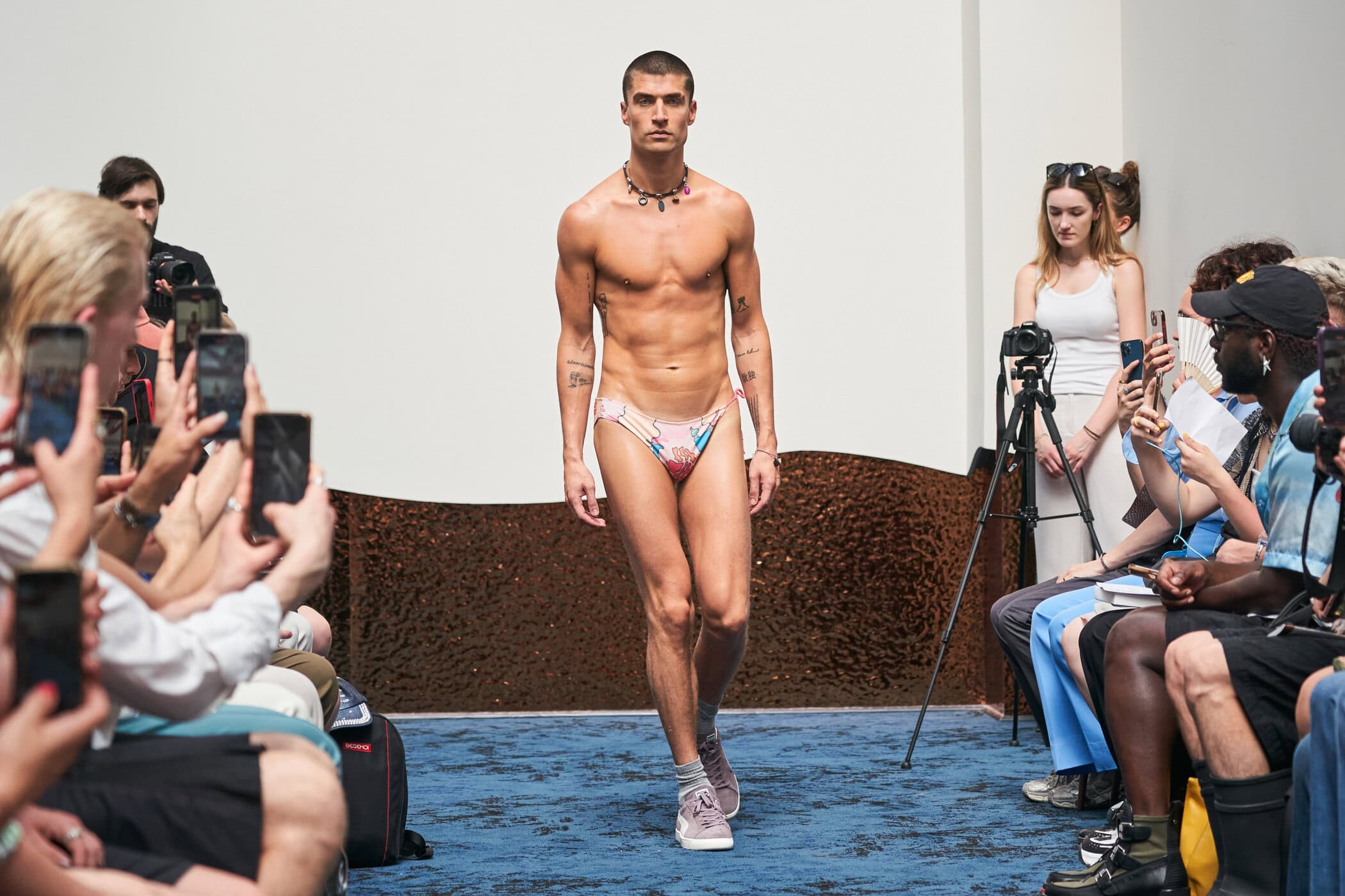 Lazoschmidl Spring 2024 Men’s Fashion Show Atmosphere