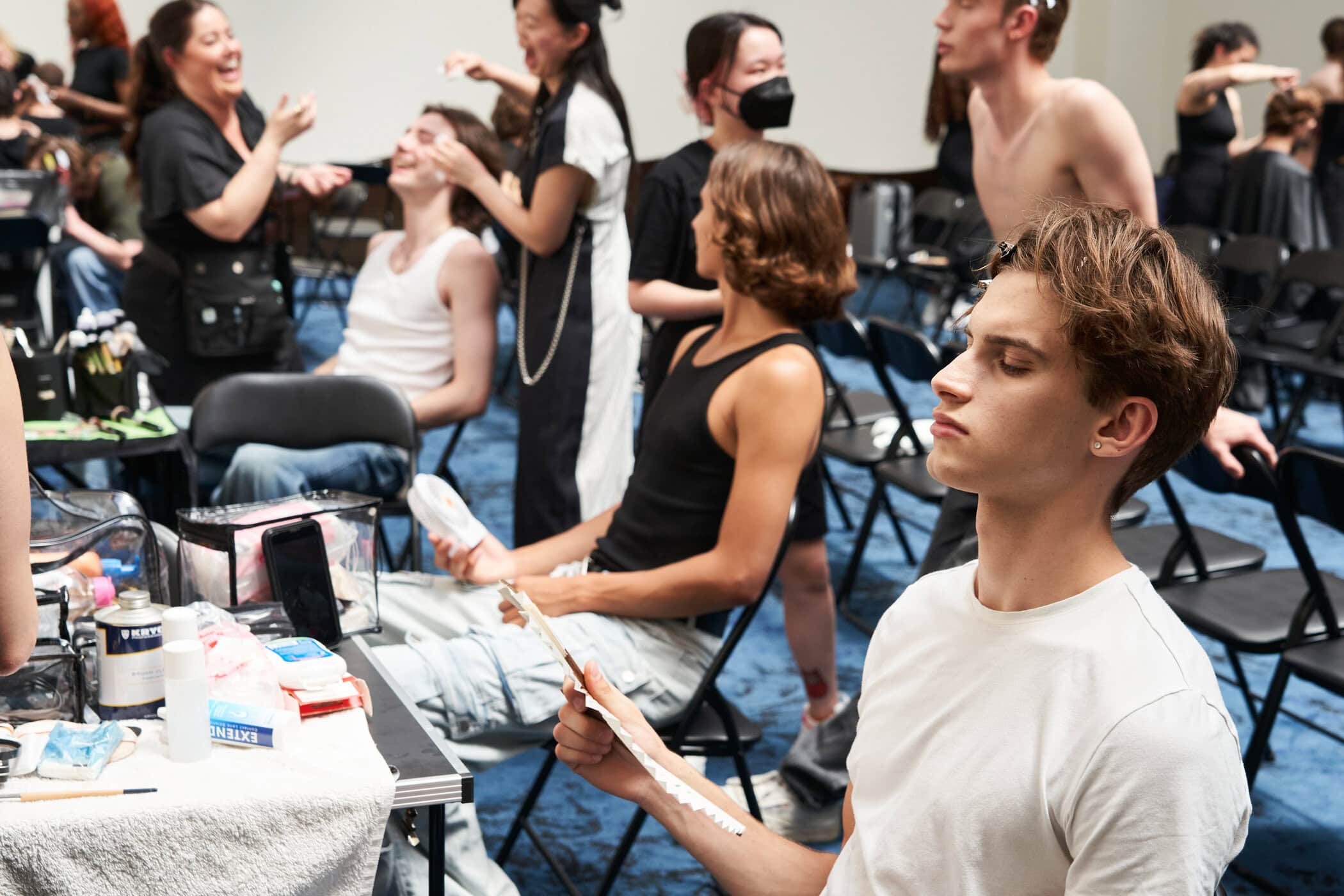 Lazoschmidl Spring 2024 Men’s Fashion Show Backstage