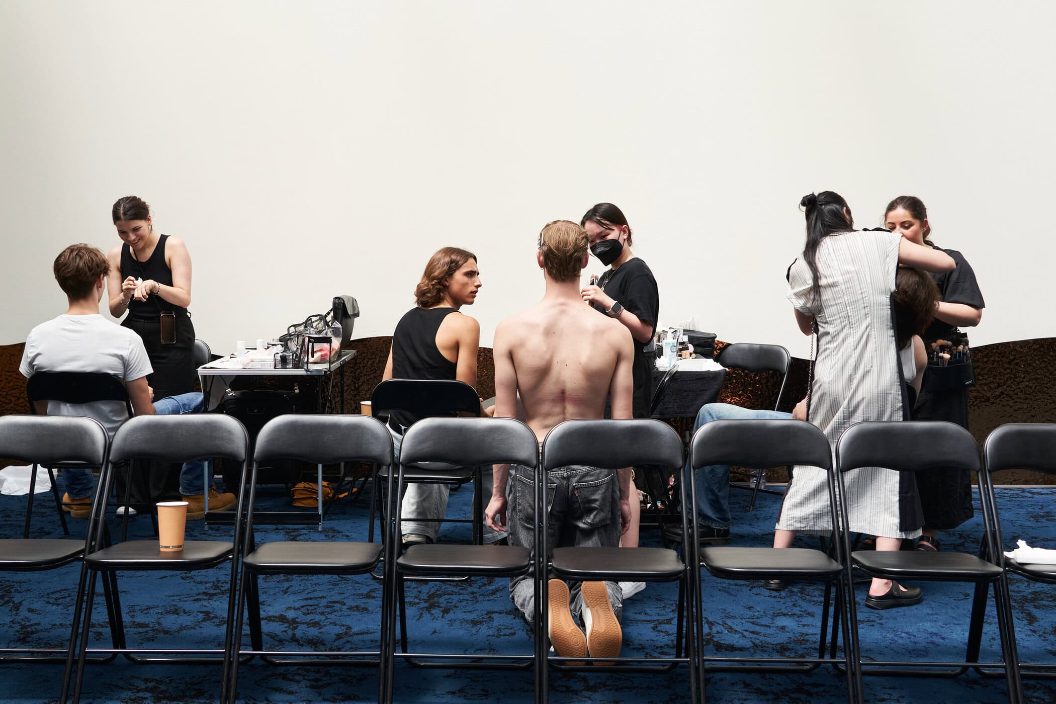 Lazoschmidl Spring 2024 Men’s Fashion Show Backstage