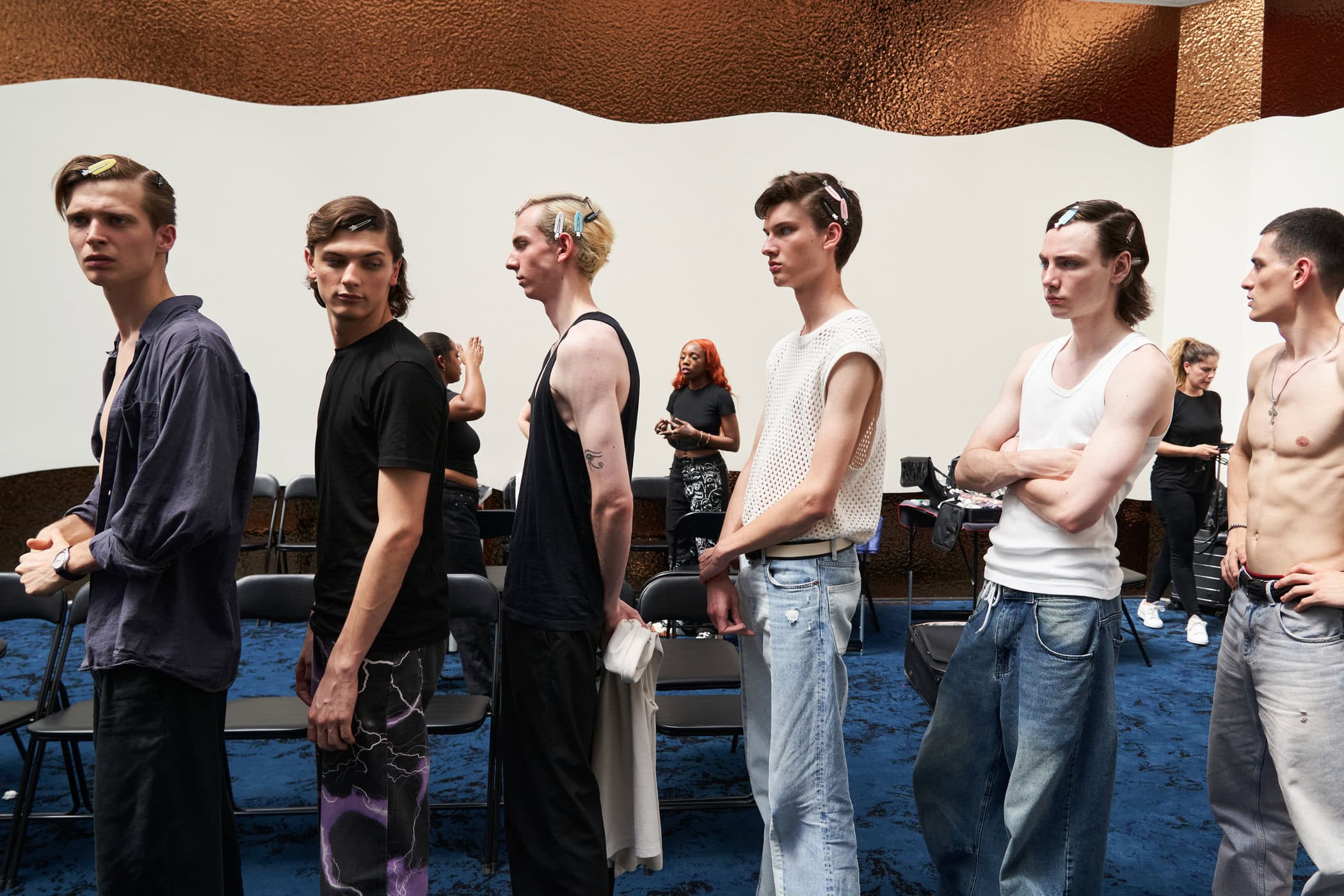 Lazoschmidl Spring 2024 Men’s Fashion Show Backstage