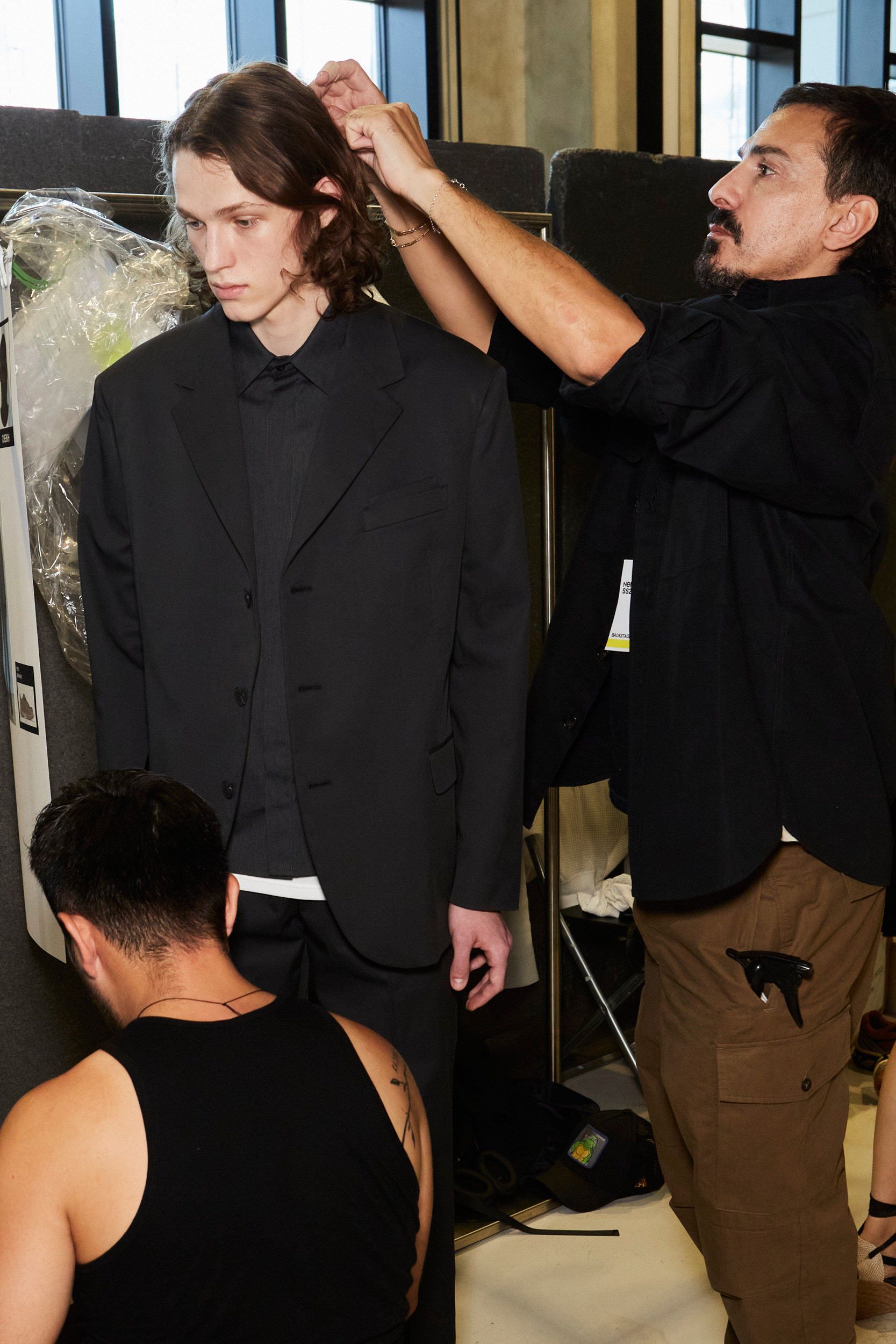 Neil Barrett Spring 2024 Men’s Fashion Show Backstage