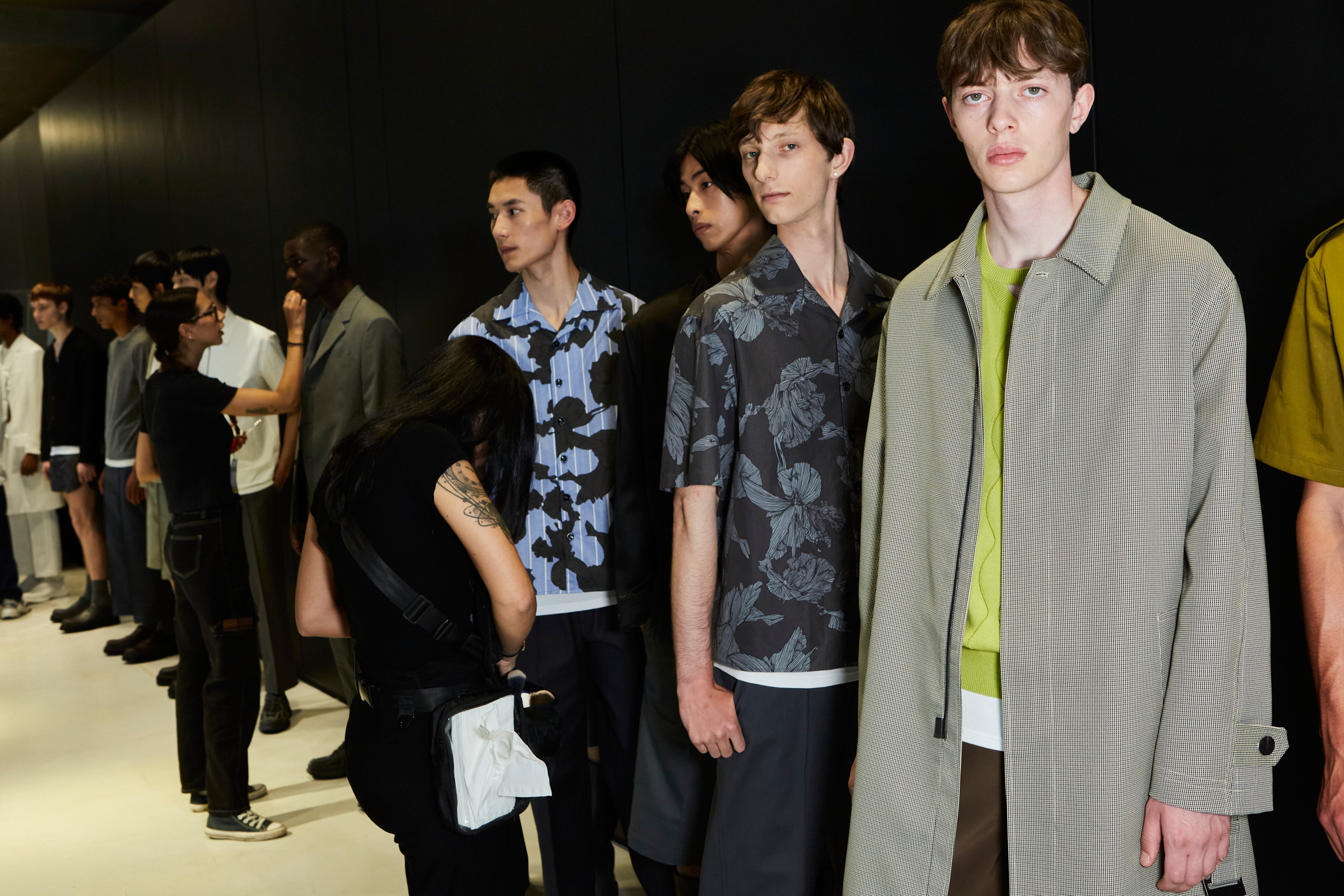 Neil Barrett Spring 2024 Men’s Fashion Show Backstage