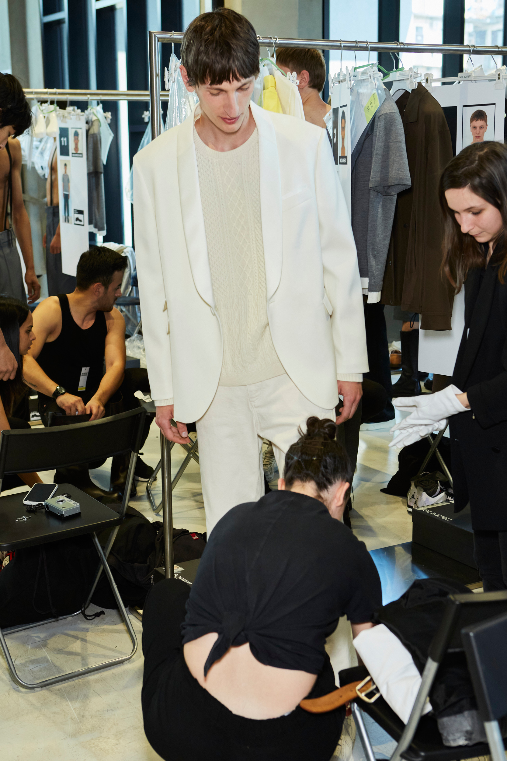 Neil Barrett Spring 2024 Men’s Fashion Show Backstage