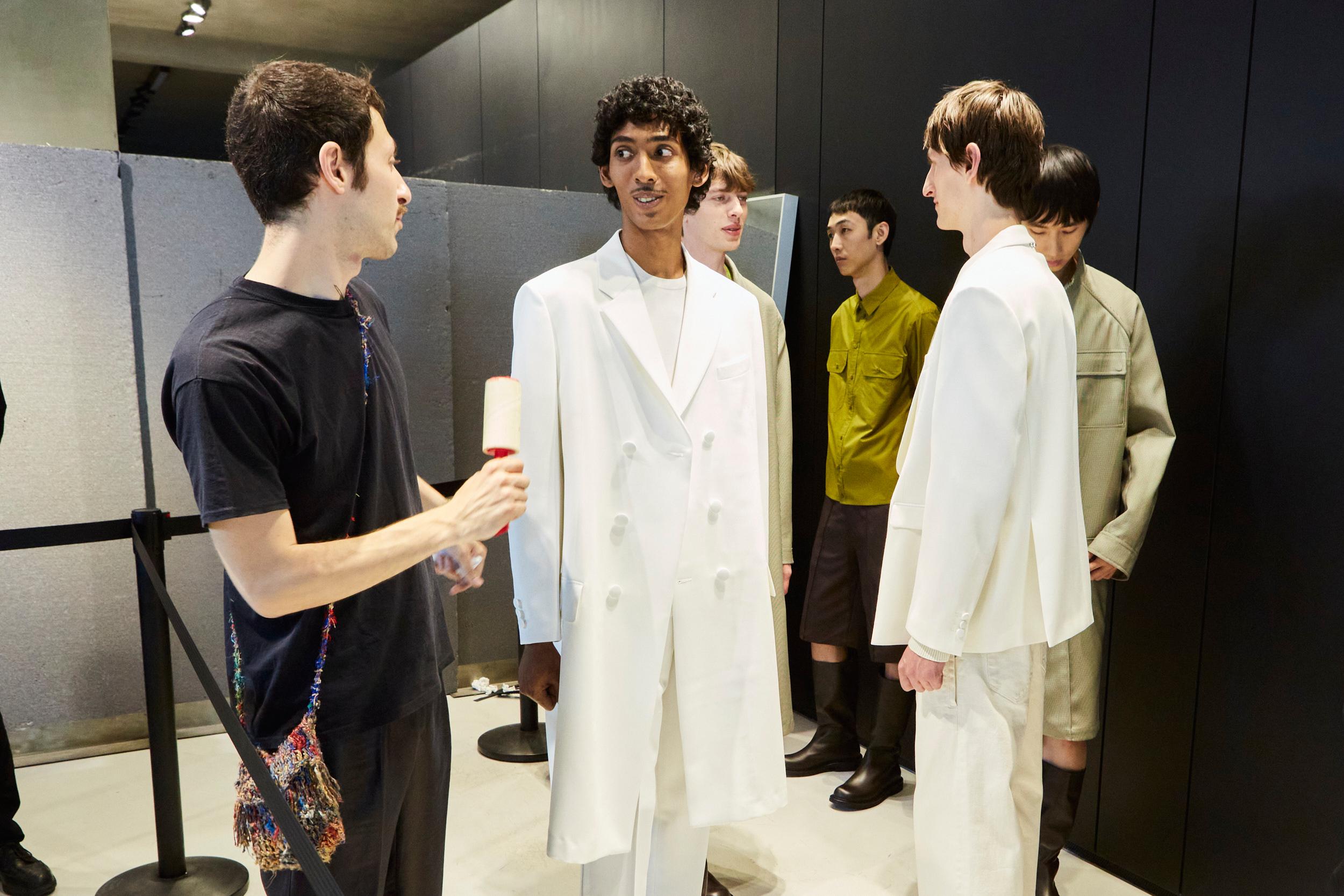 Neil Barrett Spring 2024 Men’s Fashion Show Backstage