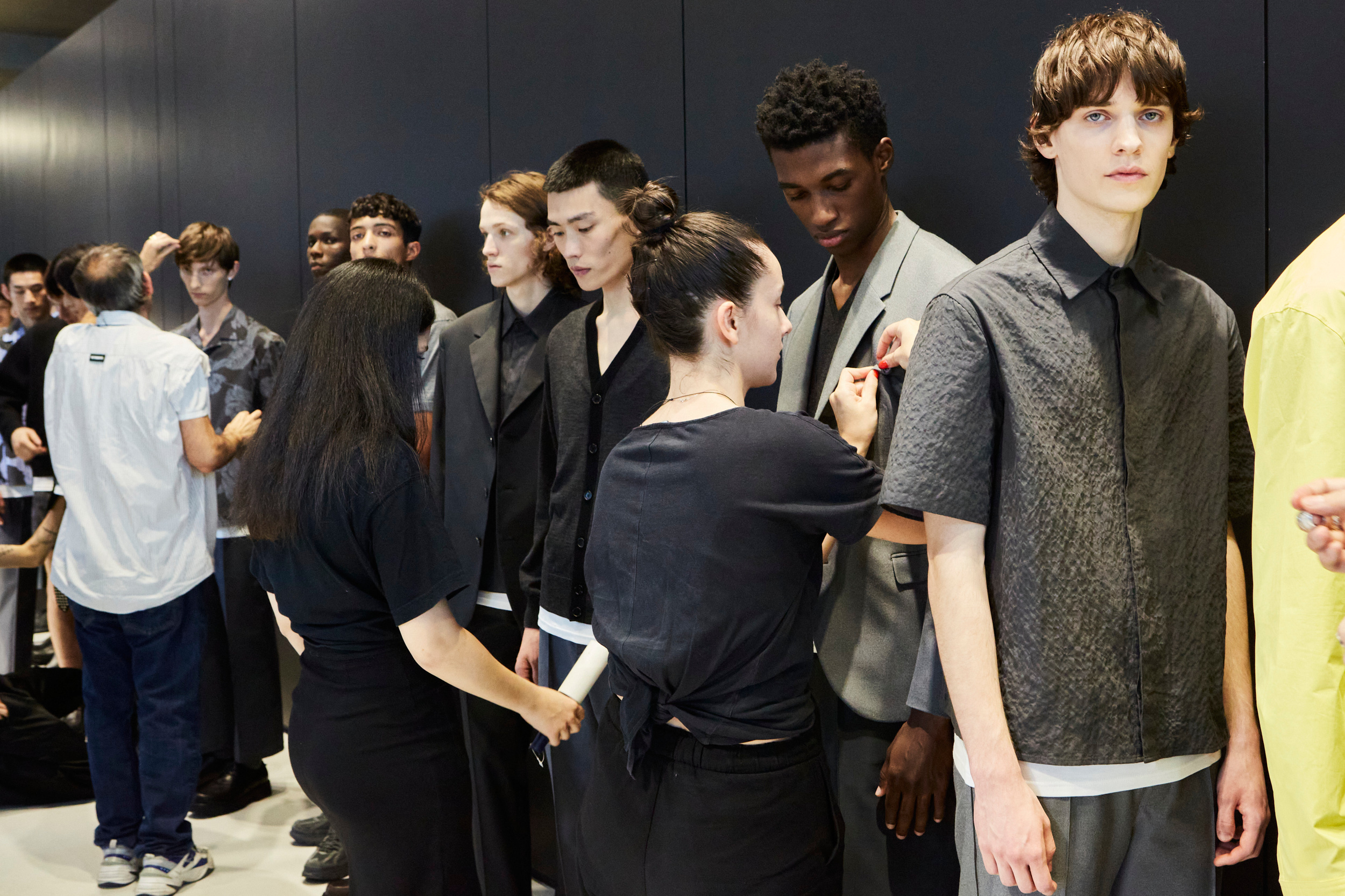 Neil Barrett Spring 2024 Men’s Fashion Show Backstage