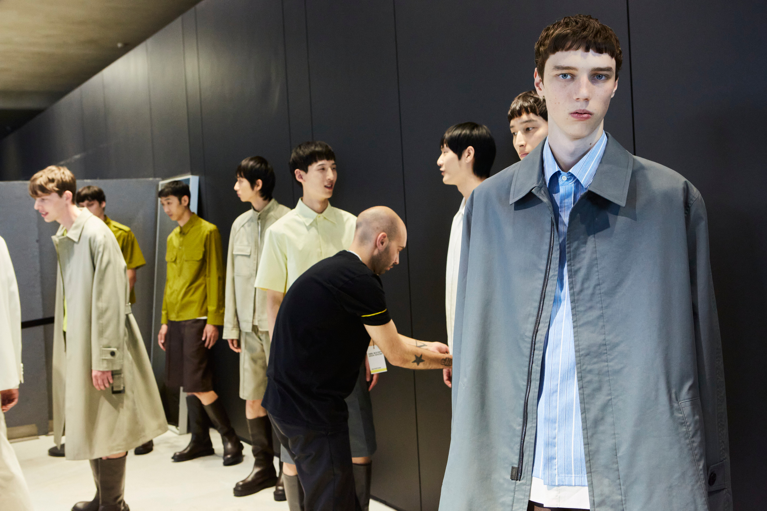 Neil Barrett Spring 2024 Men’s Fashion Show Backstage