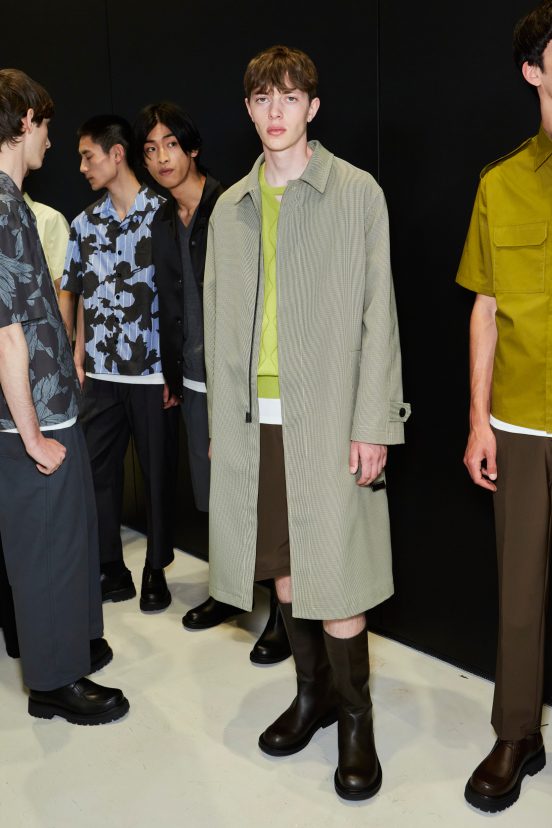 Neil Barrett Spring 2024 Men’s Fashion Show Backstage