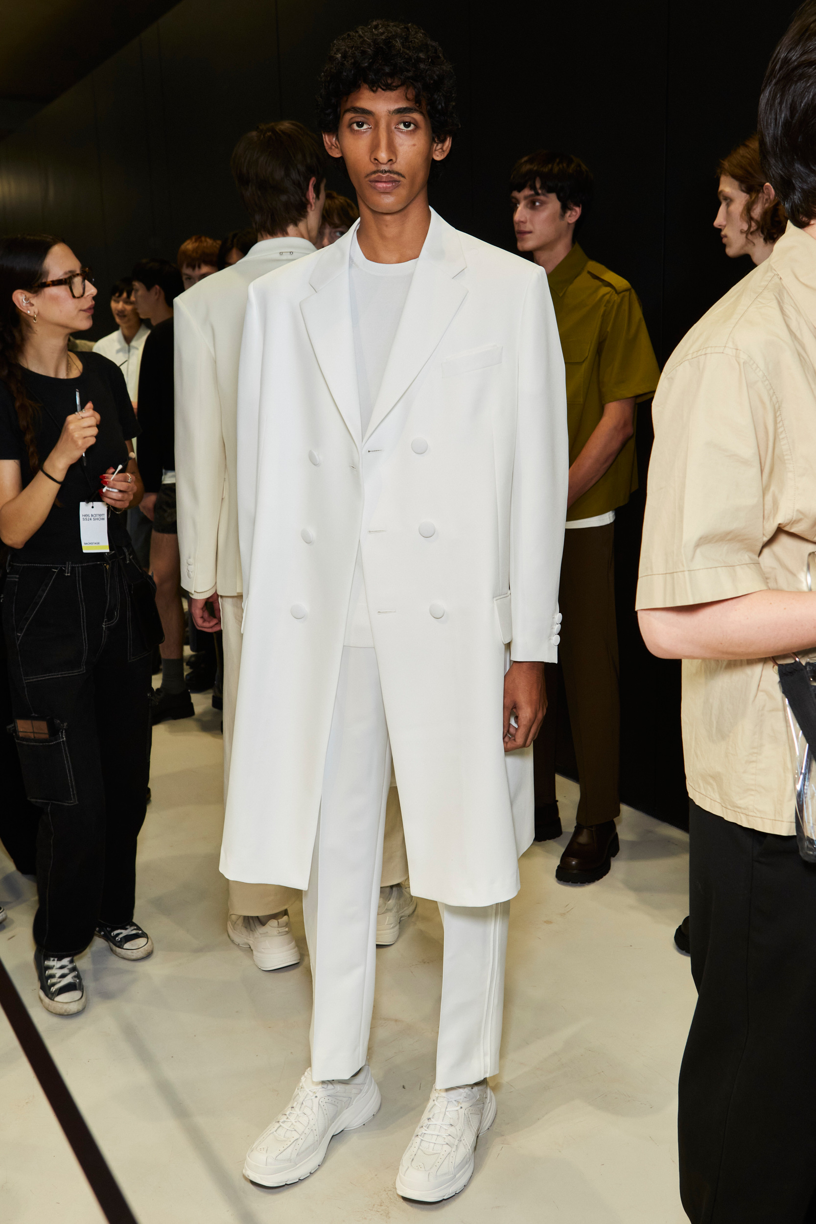 Neil Barrett Spring 2024 Men’s Fashion Show Backstage