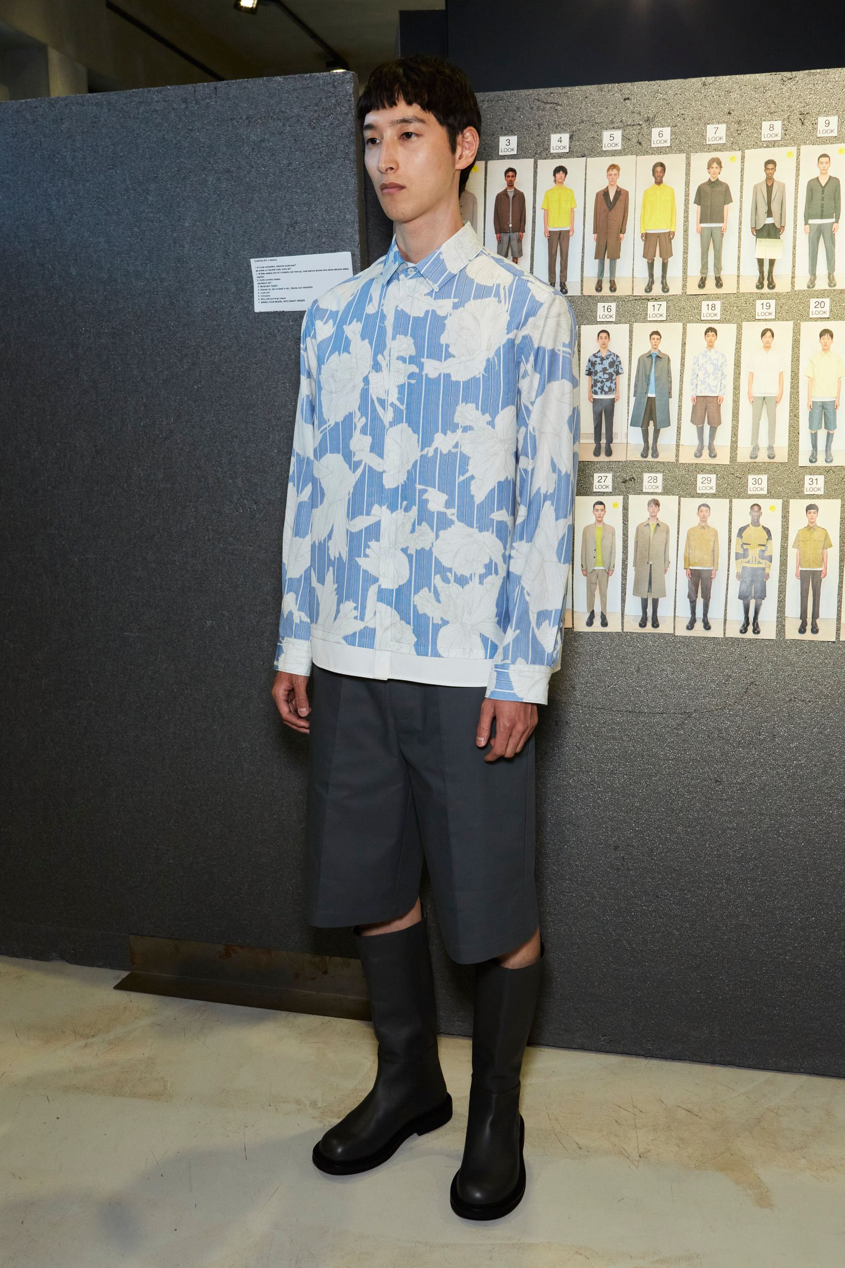 Neil Barrett Spring 2024 Men’s Fashion Show Backstage