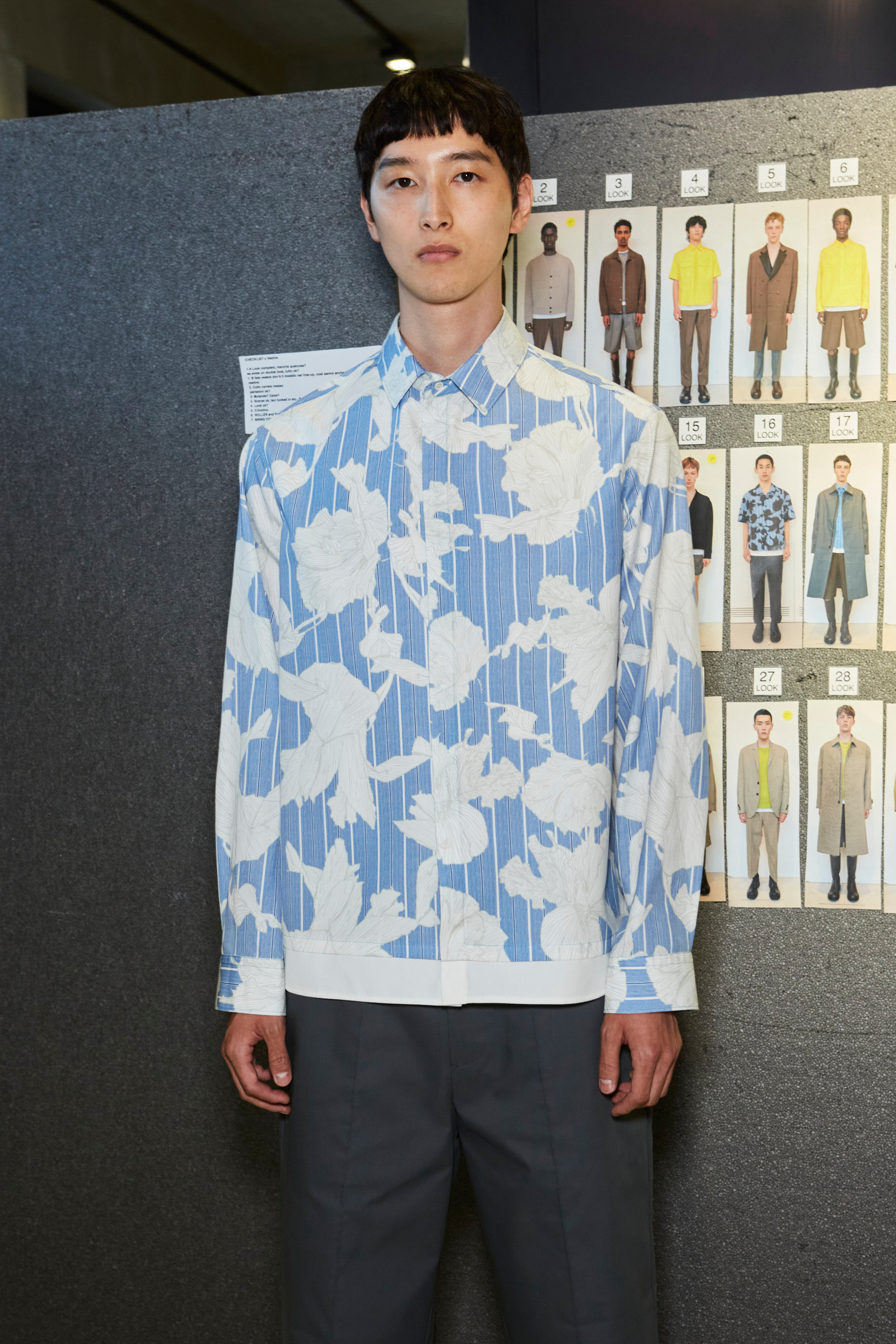 Neil Barrett Spring 2024 Men’s Fashion Show Backstage