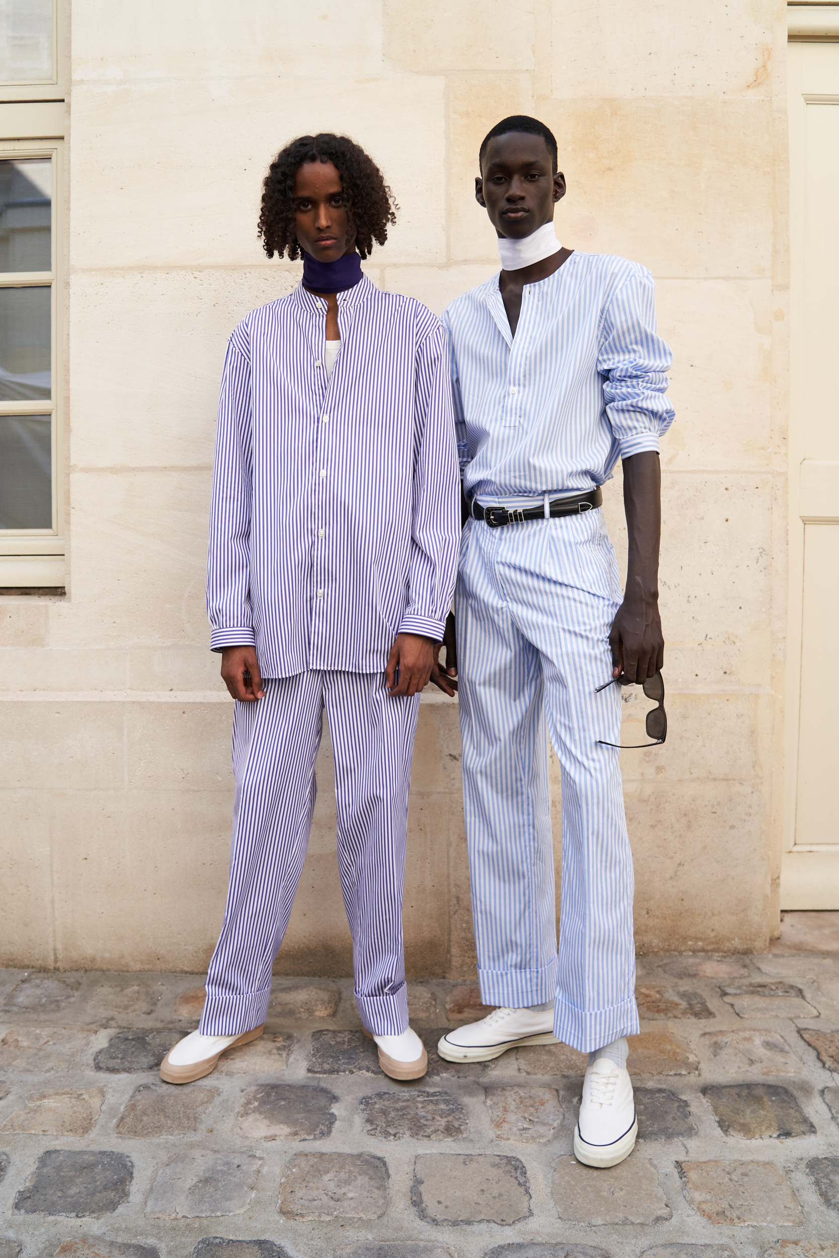 Officine Generale Spring 2024 Men’s Fashion Show Backstage