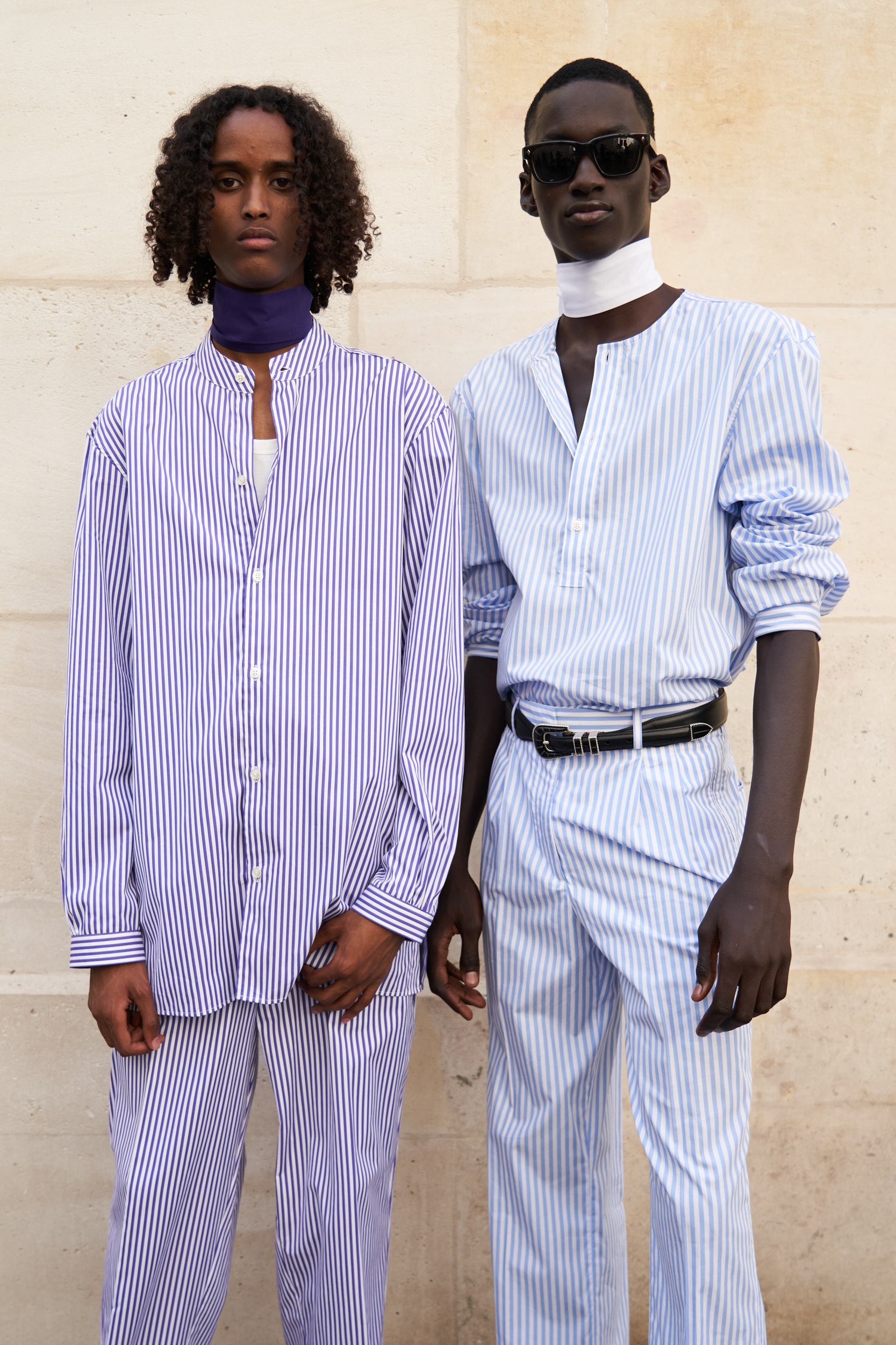 Officine Generale Spring 2024 Men’s Fashion Show Backstage