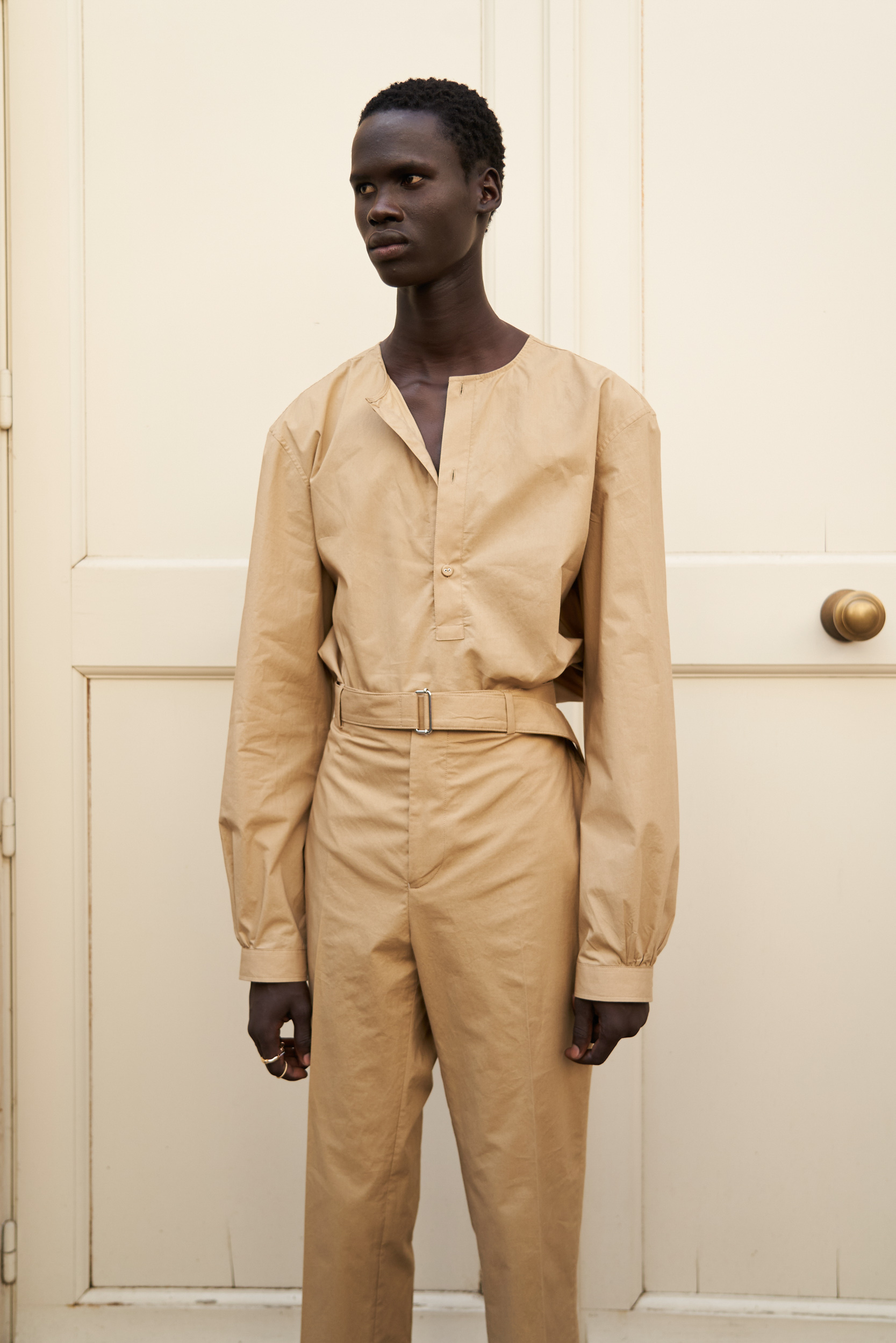 Officine Generale Spring 2024 Men’s Fashion Show Backstage